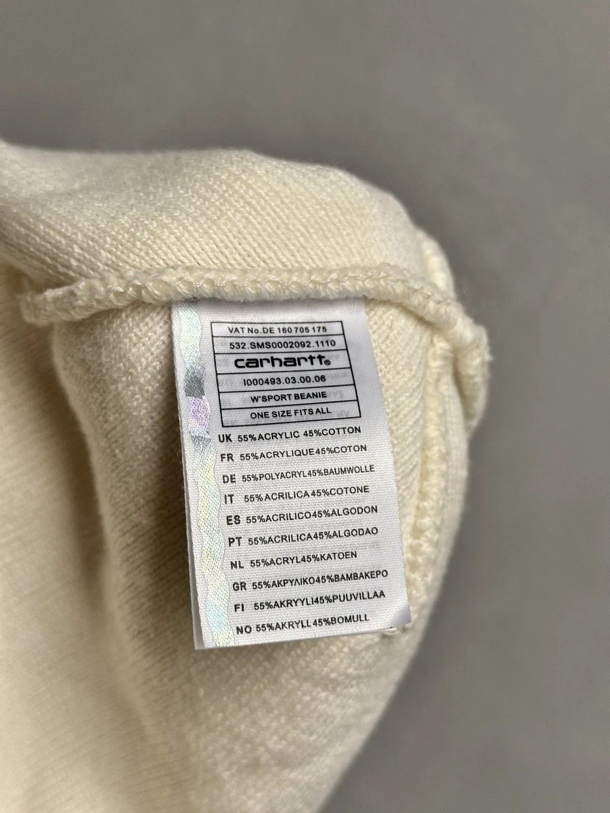 Goretex Winter Hat White Carhartt Y2K Streetwear Arcteryx Style Size ONE SIZE - 7 Thumbnail