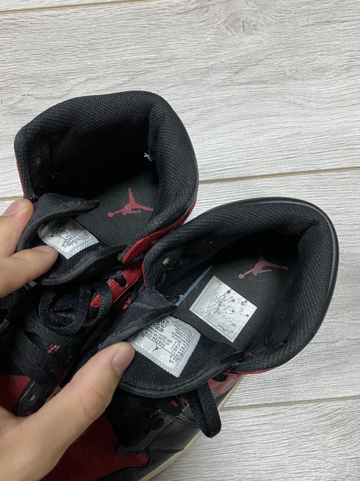 Jordan Brand Air Jordan Banned 1 (Bred 1) leather Size US 10.5 / EU 43-44 - 12 Thumbnail