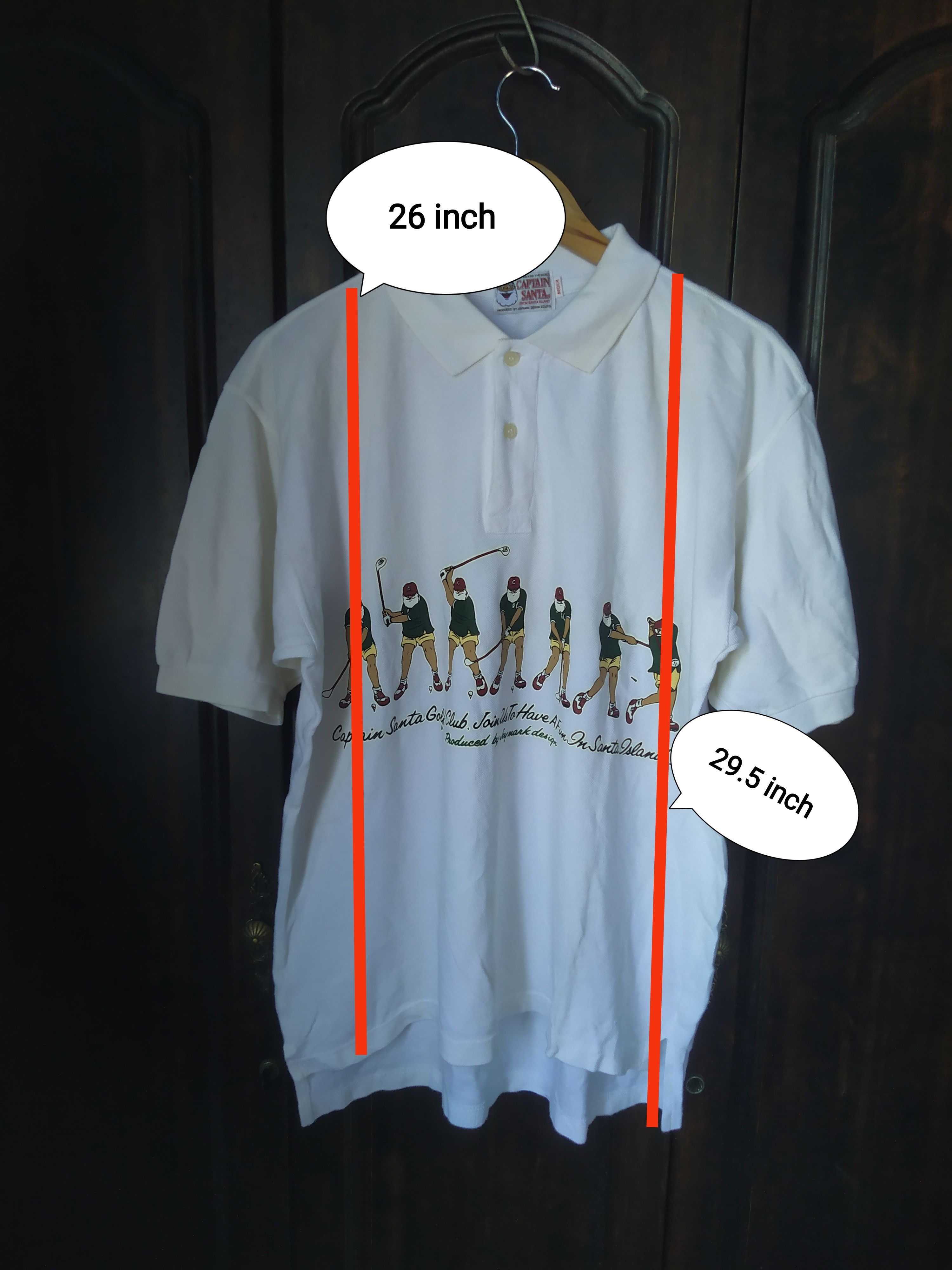 Vintage Captain Santa club Polo shirt Size US M / EU 48-50 / 2 - 9 Thumbnail