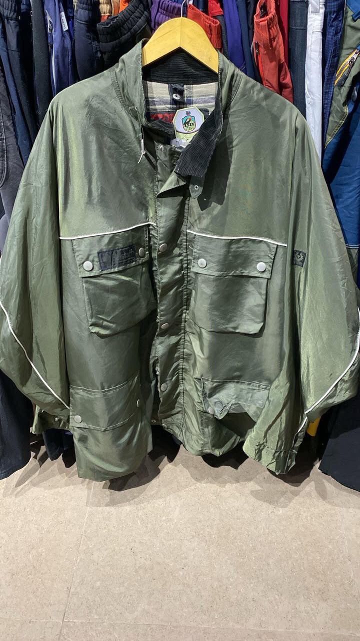 Belstaff × Vintage BELSTAFF TOURMASTER 500 Boy’s Khaki Green belfast Shee Green Size US XL / EU 56 / 4 - 1 Thumbnail