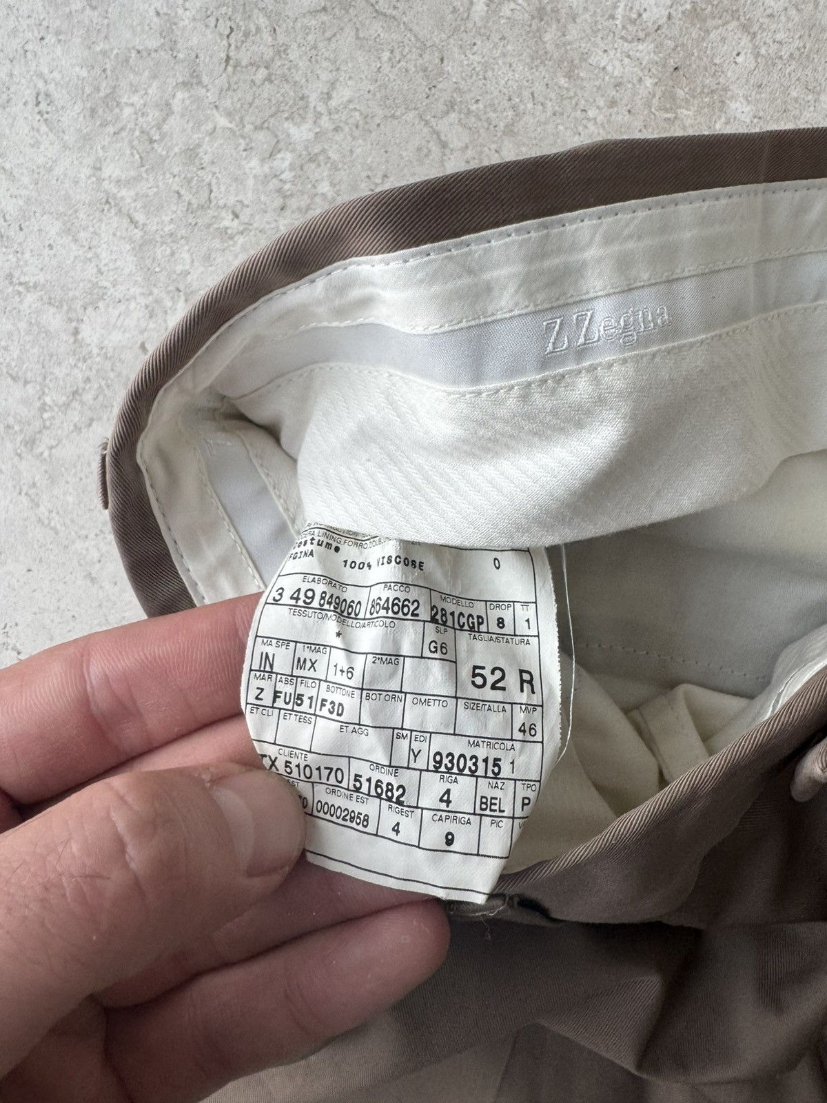 Z Zegna Grey Zegna Suit Size 52R - 13 Thumbnail
