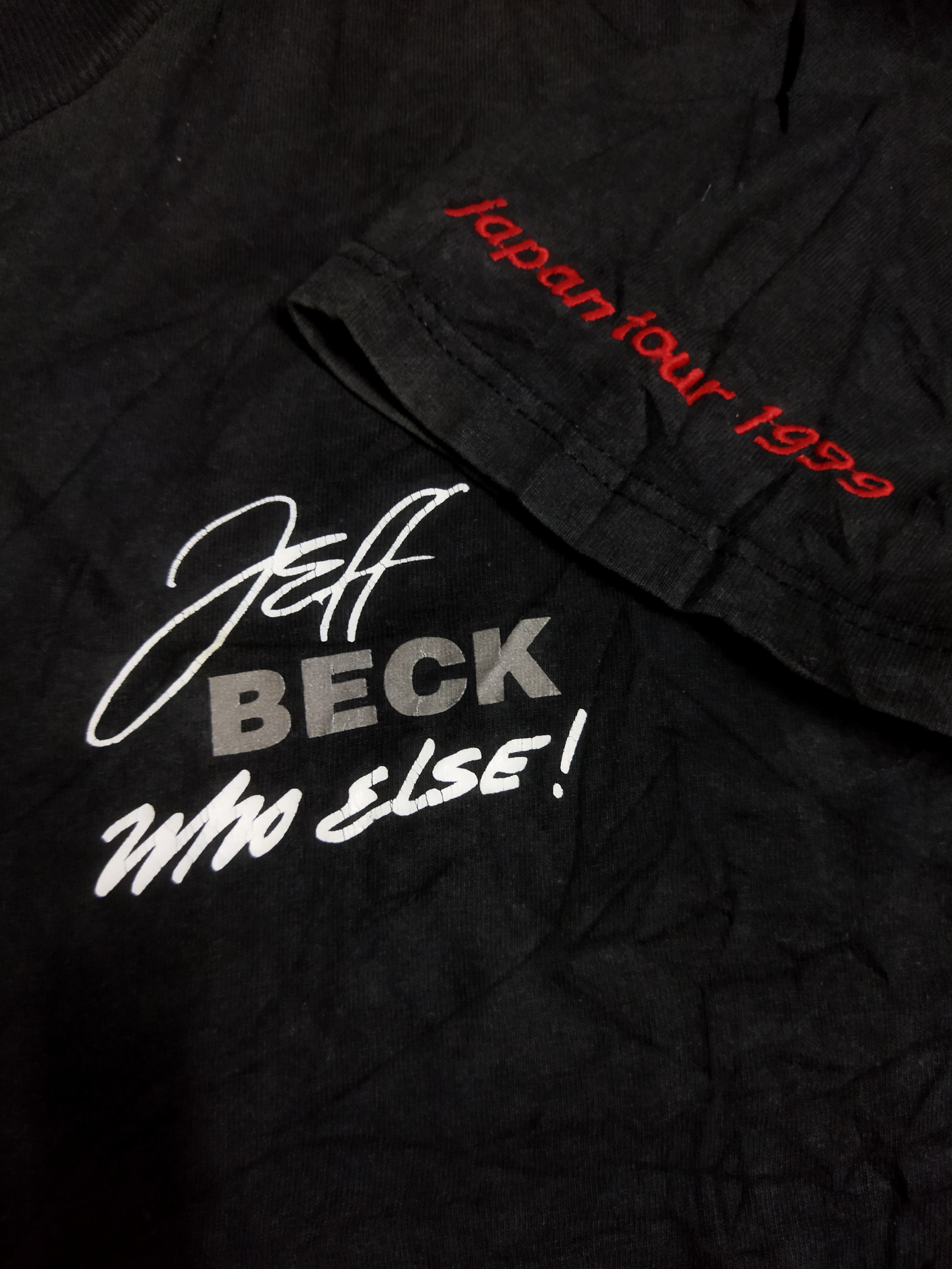 JEFF BECK グラフィック Tシャツ ブラック 1999ジャパンツアー Vintage