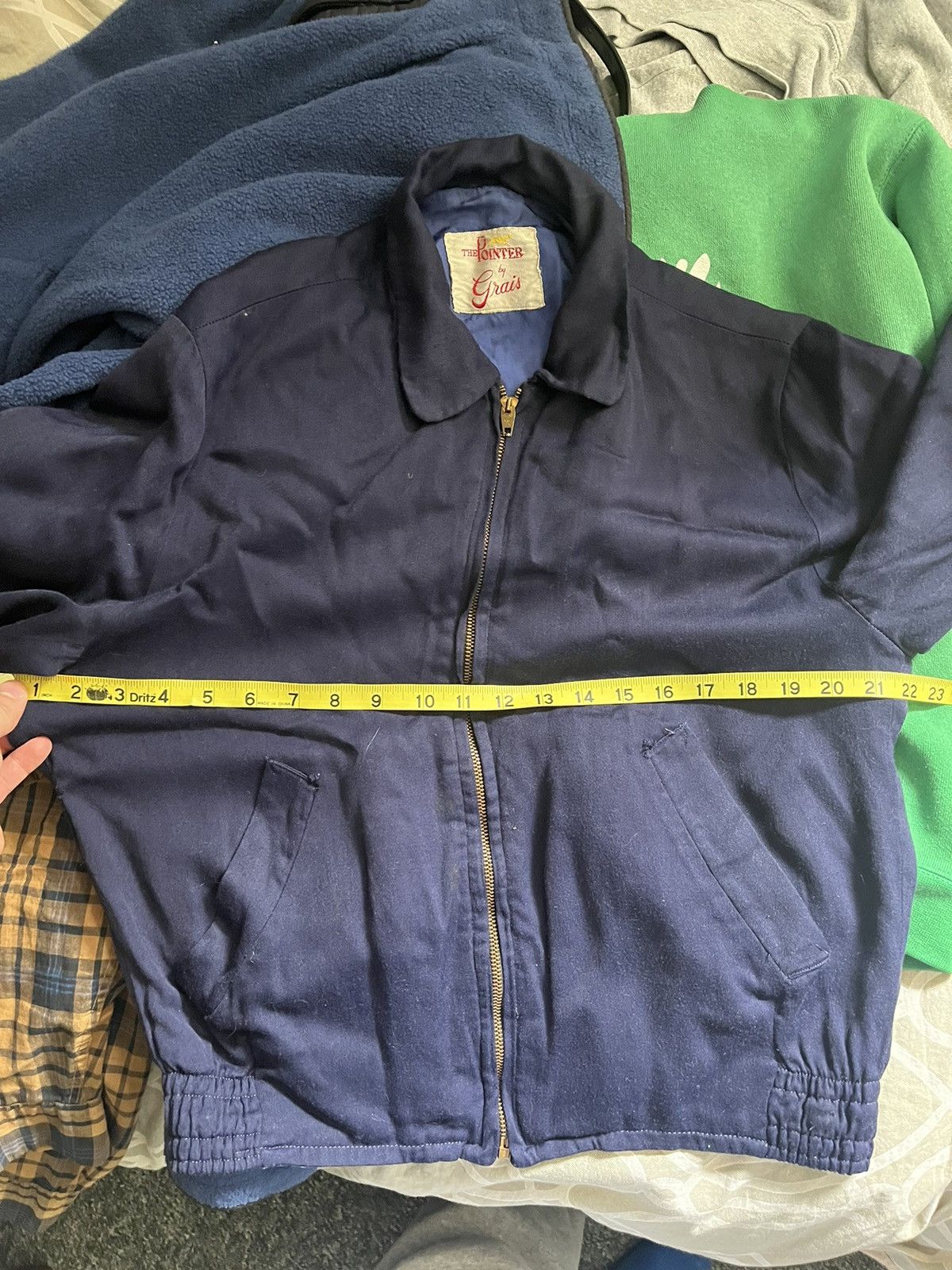 Japanese Brand Vintage Cropped Gaberdine Cyclist Jacket 50’s RARE Size US M / EU 48-50 / 2 - 14 Thumbnail