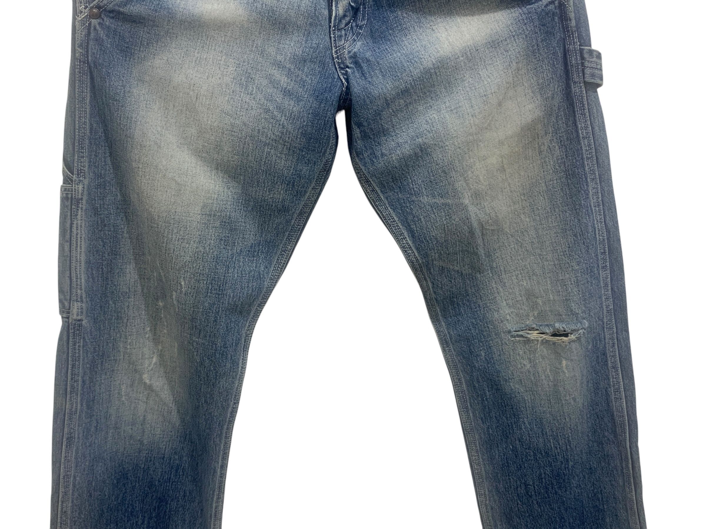 Oshkosh Oshkosh Carpenter Denim Pants Light Wash Workwear Size US 28 / EU 44 - 4 Thumbnail