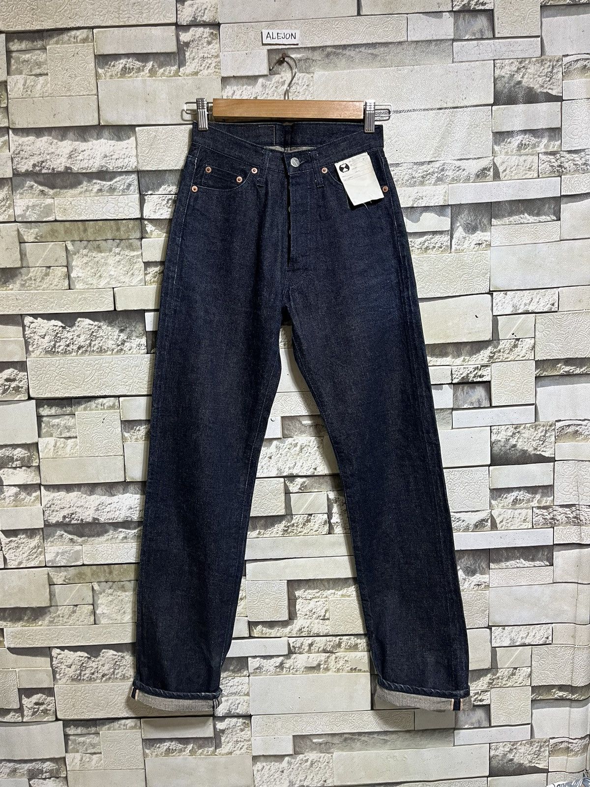 Final Home FINAL HOME SELVEDGE JAPAN RAW DENIM PANTS WOMENS Size 28" / US 6 / IT 42 - 1 Thumbnail