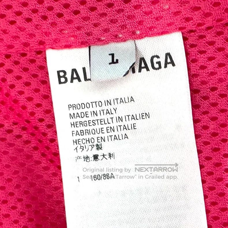 Balenciaga Balenciaga Fluorescent Pink Windbreaker Size US S / EU 44-46 / 1 - 4 Thumbnail