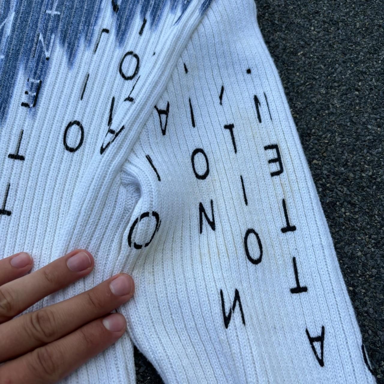 Japanese Brand × Vintage Ribbed archive style sweater Size US L / EU 52-54 / 3 - 4 Thumbnail