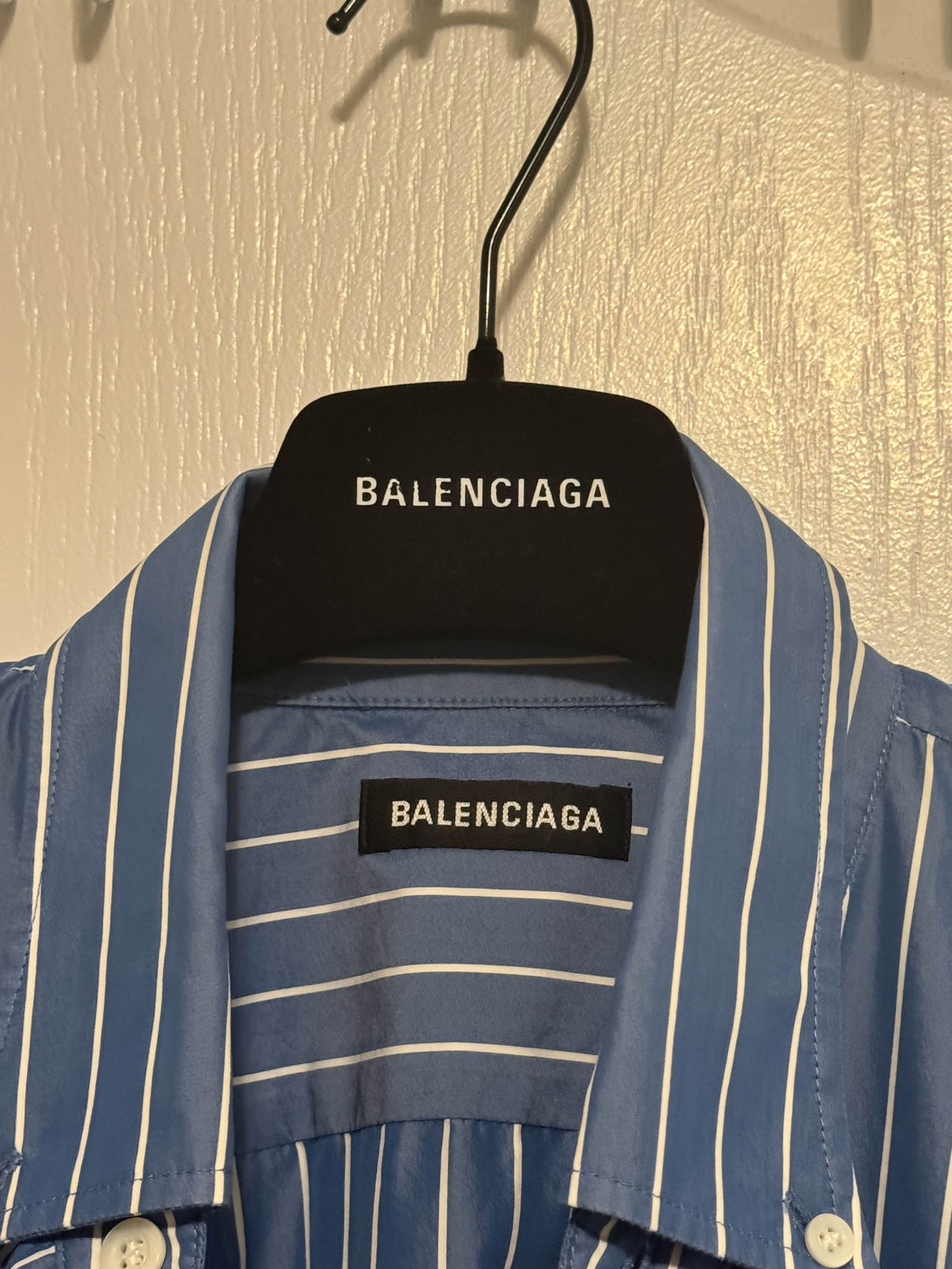 Balenciaga BALENCIAGA Striped Button-Up Size US L / EU 52-54 / 3 - 3 Thumbnail