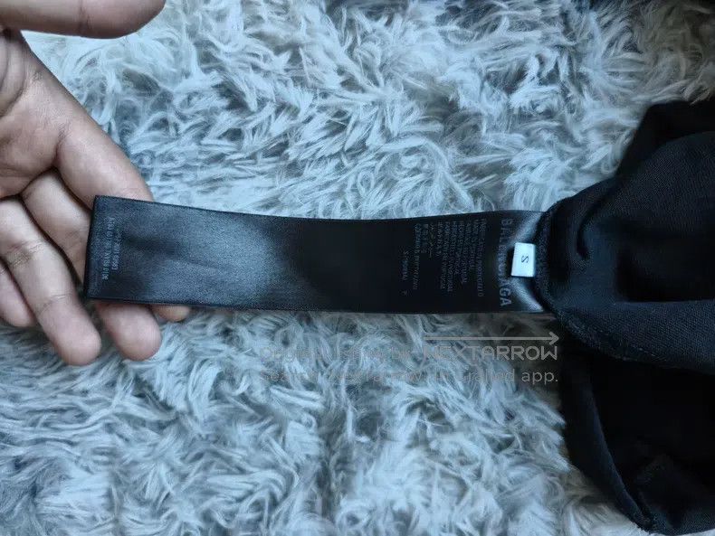 Balenciaga Balenciaga Black Wormhole Destroyed Short Sleeve T-Shirt Size US S / EU 44-46 / 1 - 4 Thumbnail