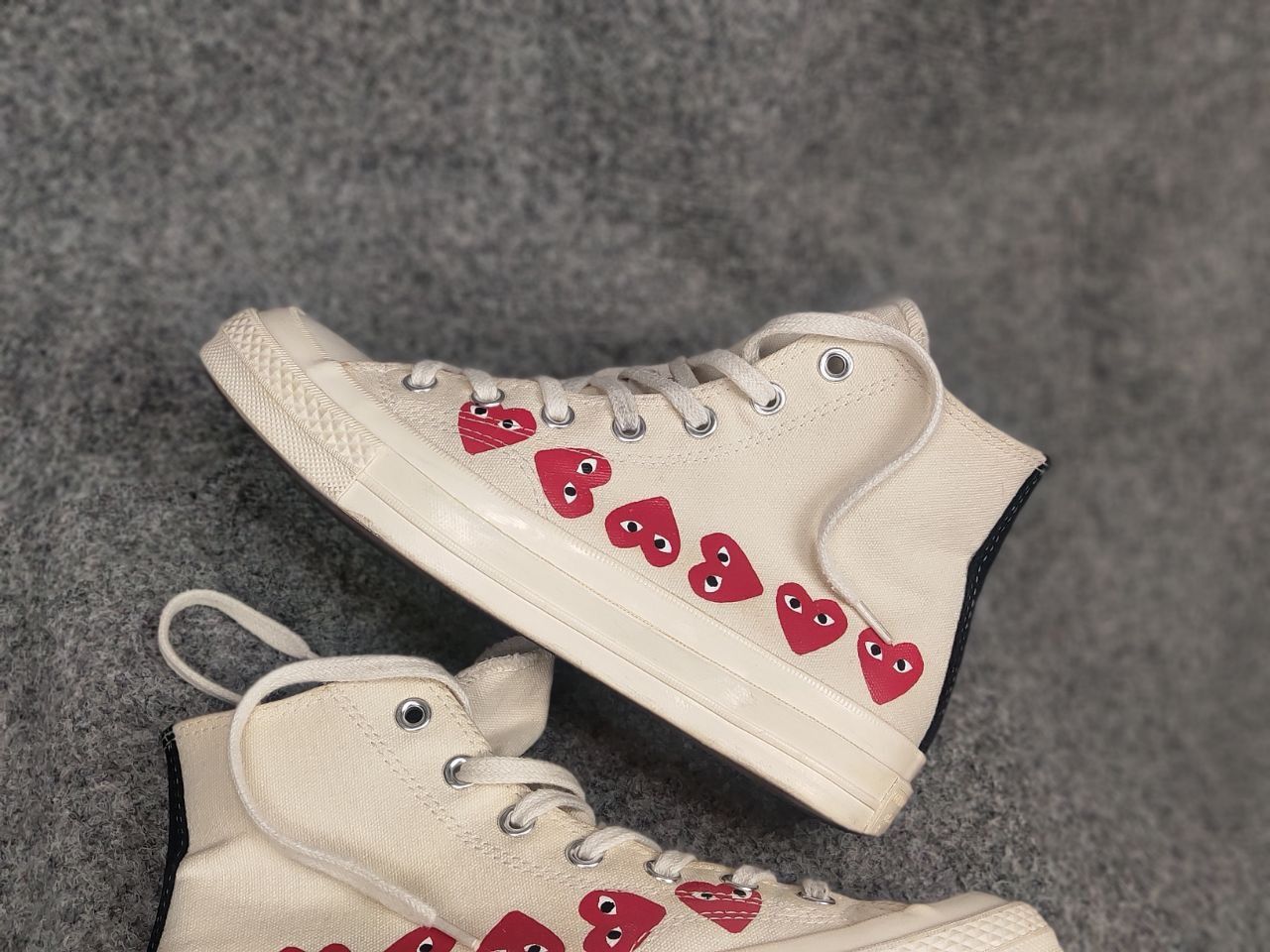 Comme des Garcons PLAY Comme de garcon play converse All Star High Top Sneakers Size US 6 / EU 39 - 4 Thumbnail