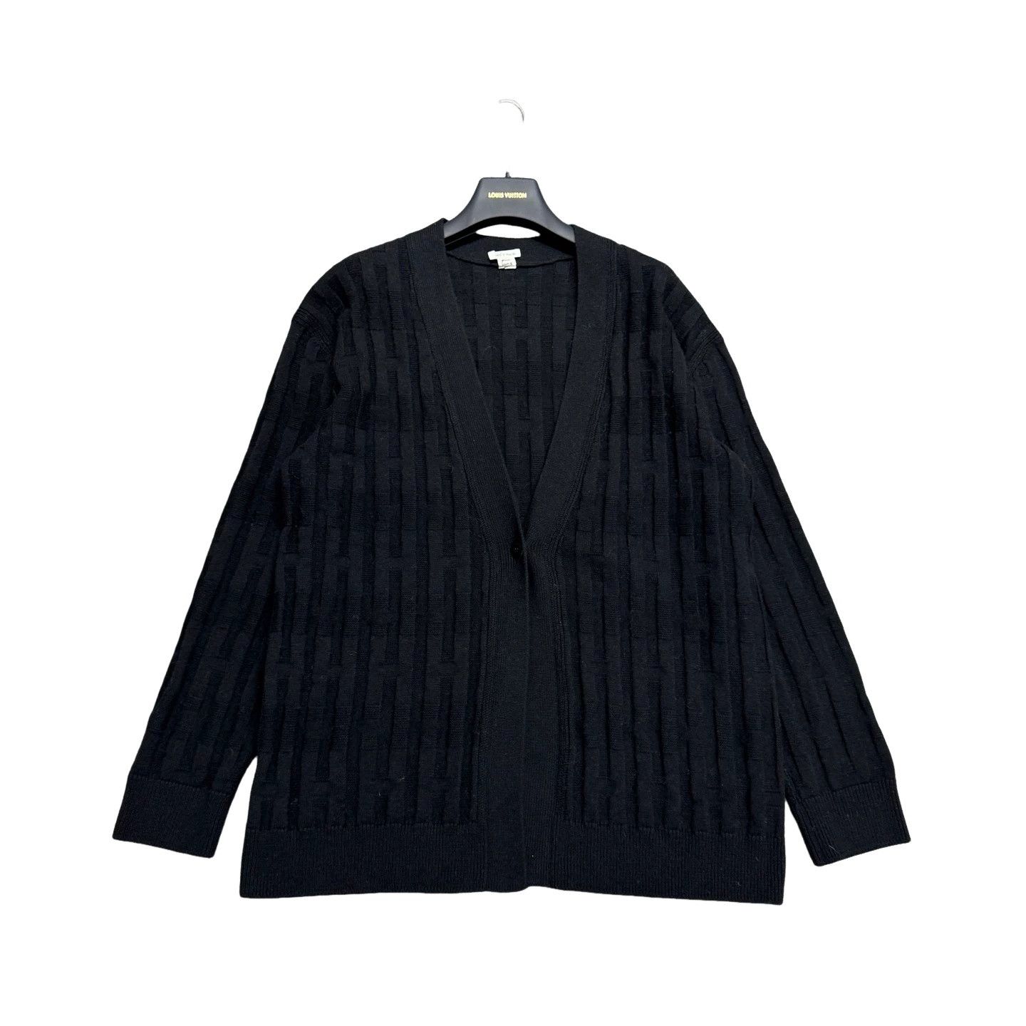 Hermes Hermès H Pattern Virgin Wool Cardigan Size 40 Size M / US 6-8 / IT 42-44 - 1 Thumbnail