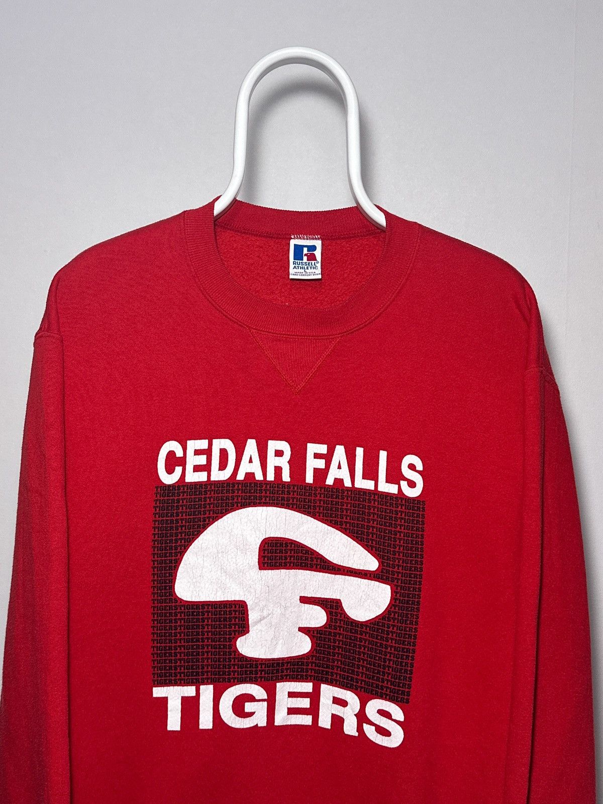 Russell Athletic Russel Cedar Falls Tigers High School Sweatshirt Size US L / EU 52-54 / 3 - 2 Thumbnail