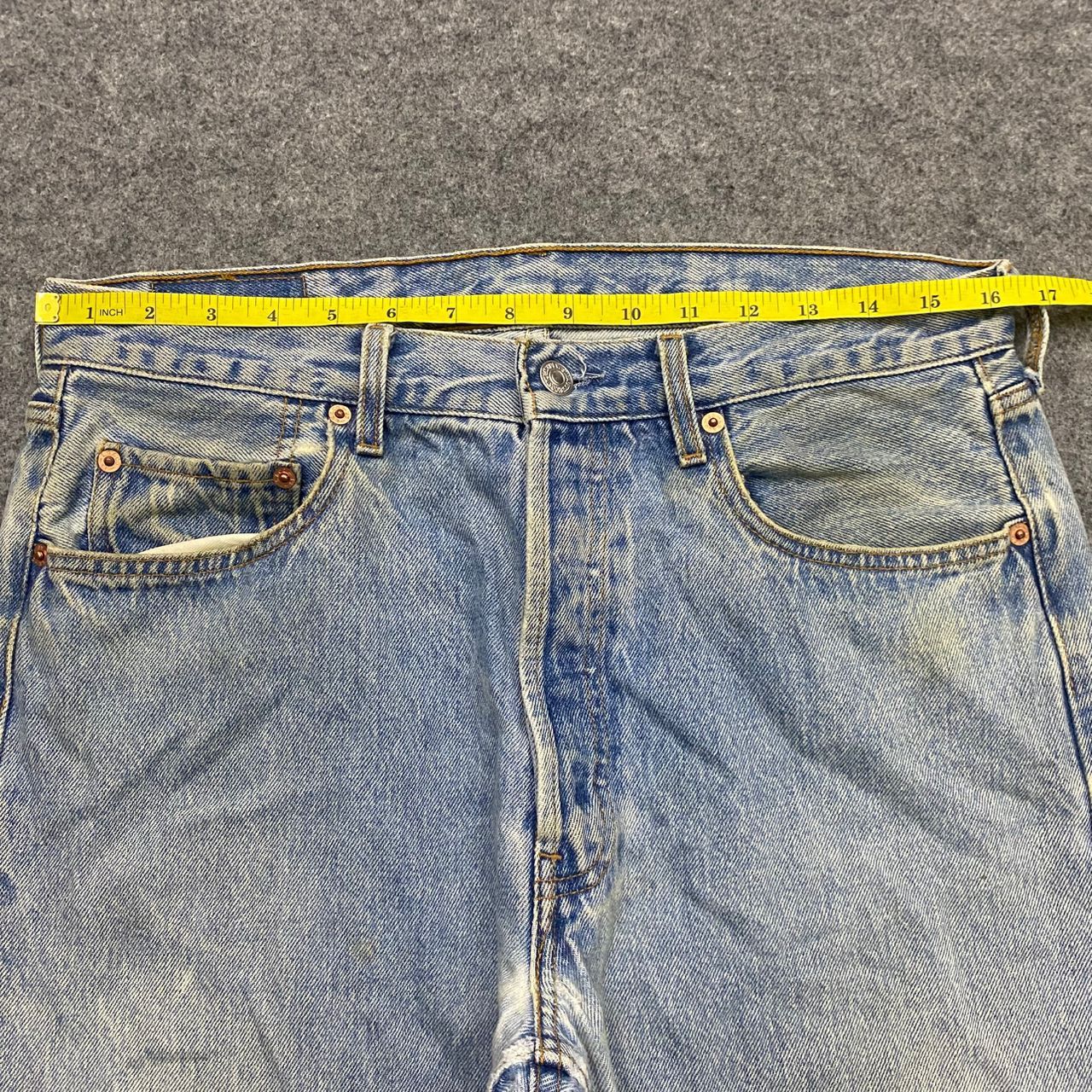 Levi's 💥Best Offer💥Vintage 90s Levis 501 Distressed denim Size US 32 / EU 48 - 4 Thumbnail