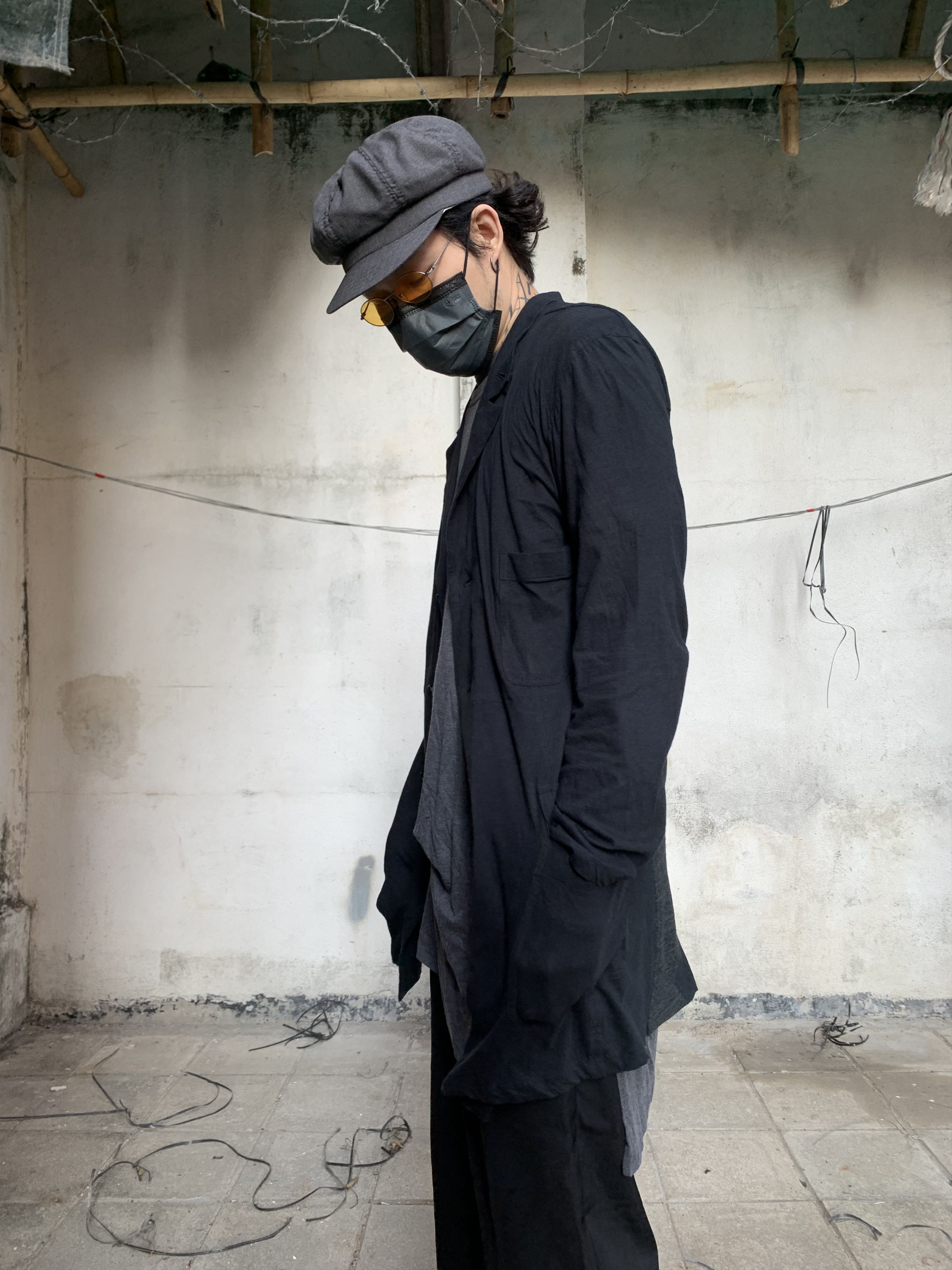 Yohji Yamamoto Yohji Yamamoto Pour Homme Loose Patched Back Blazer Jacket Size US M / EU 48-50 / 2 - 3 Thumbnail