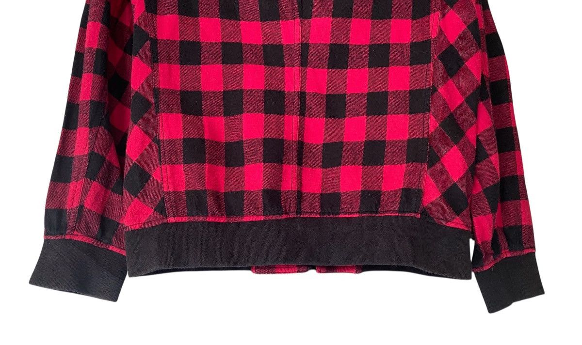 Japanese Brand Rare BAFFY Plaid Checkered Zipper Jacket Hoodie Size US L / EU 52-54 / 3 - 10 Thumbnail