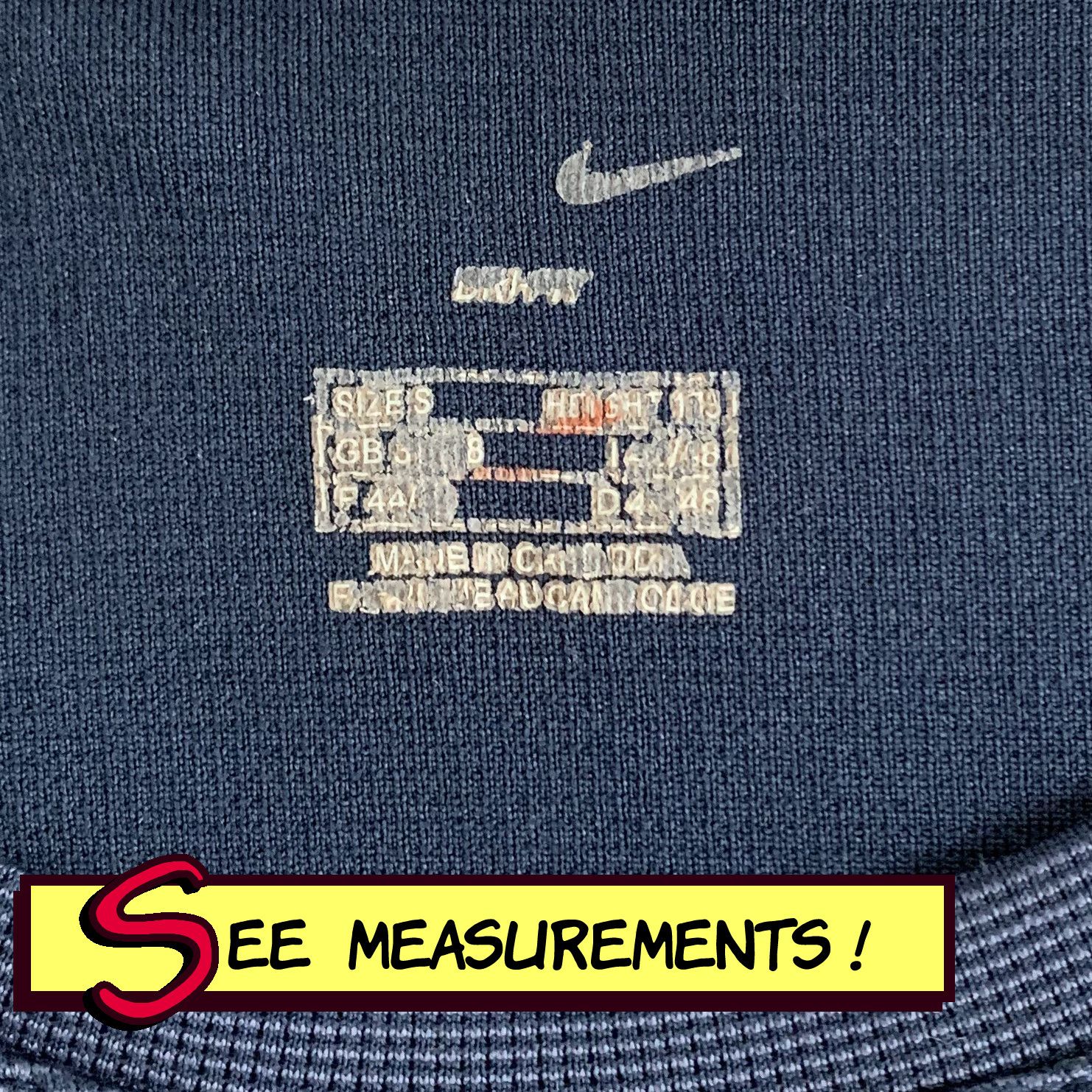 Nike Y2K NIKE Jersey Kit Soccer Football Gym Dry Fit Sweatshirt S Size US S / EU 44-46 / 1 - 6 Thumbnail