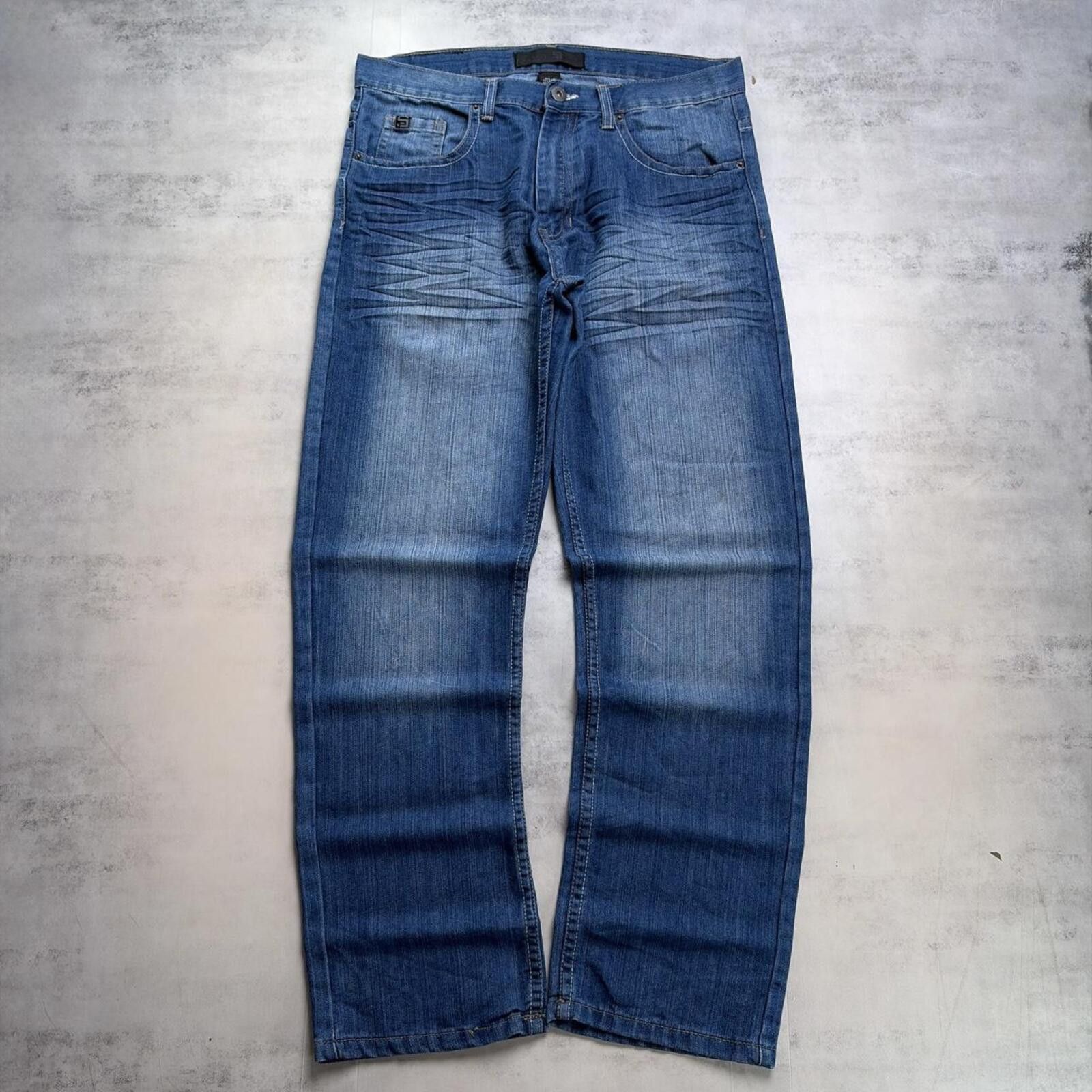 Southpole Y2K Blue Southpole Grunge Baggy Skater Denim Jeans Size US 36 / EU 52 - 2 Thumbnail