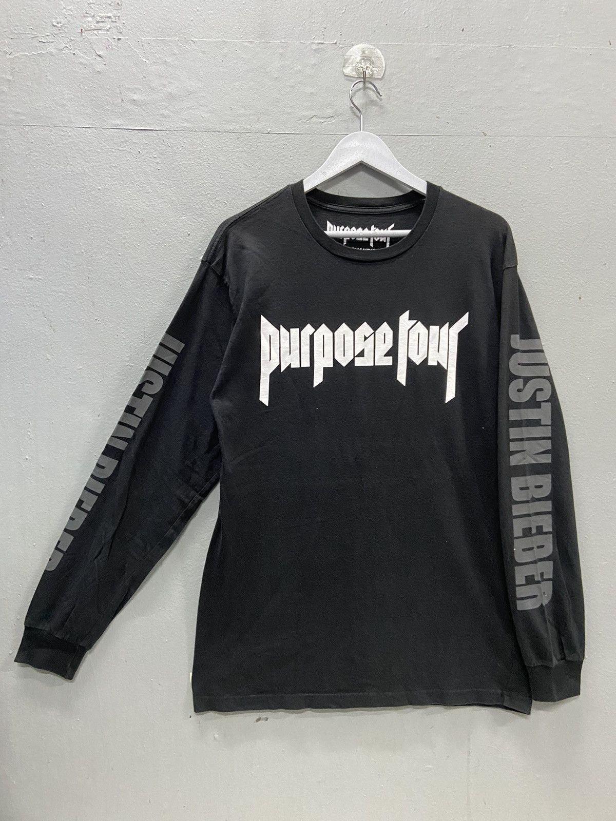 Justin Bieber JUSTIN BIEBER PURPOSE TOUR 2017 LONG SLEEVE Size US L / EU 52-54 / 3 - 1 Thumbnail