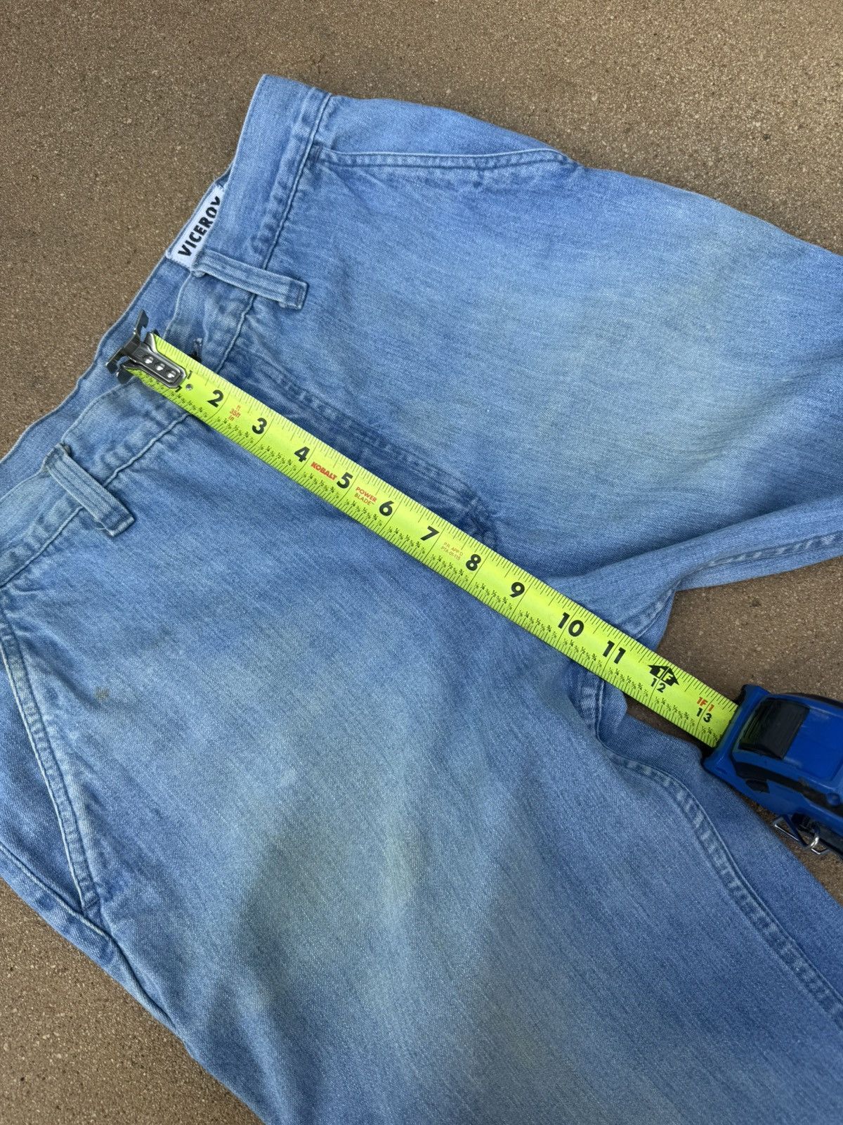 Vintage Vtg 70’s Viceroy Faded Bellbottom Flare Hippie Pants 31x29 Size 31" - 11 Thumbnail
