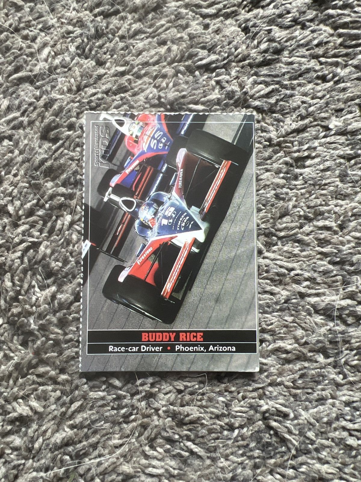 Vintage 2004 Sports Illustrated For Kids #414 Buddy Rice Card Size ONE SIZE - 1 Thumbnail