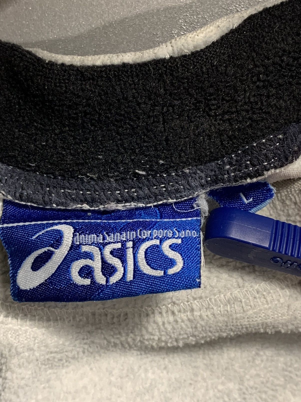 Asics × Vintage Vintage 90s Asics Embroidered Logo Fleece Sweatshirt Size US L / EU 52-54 / 3 - 4 Thumbnail