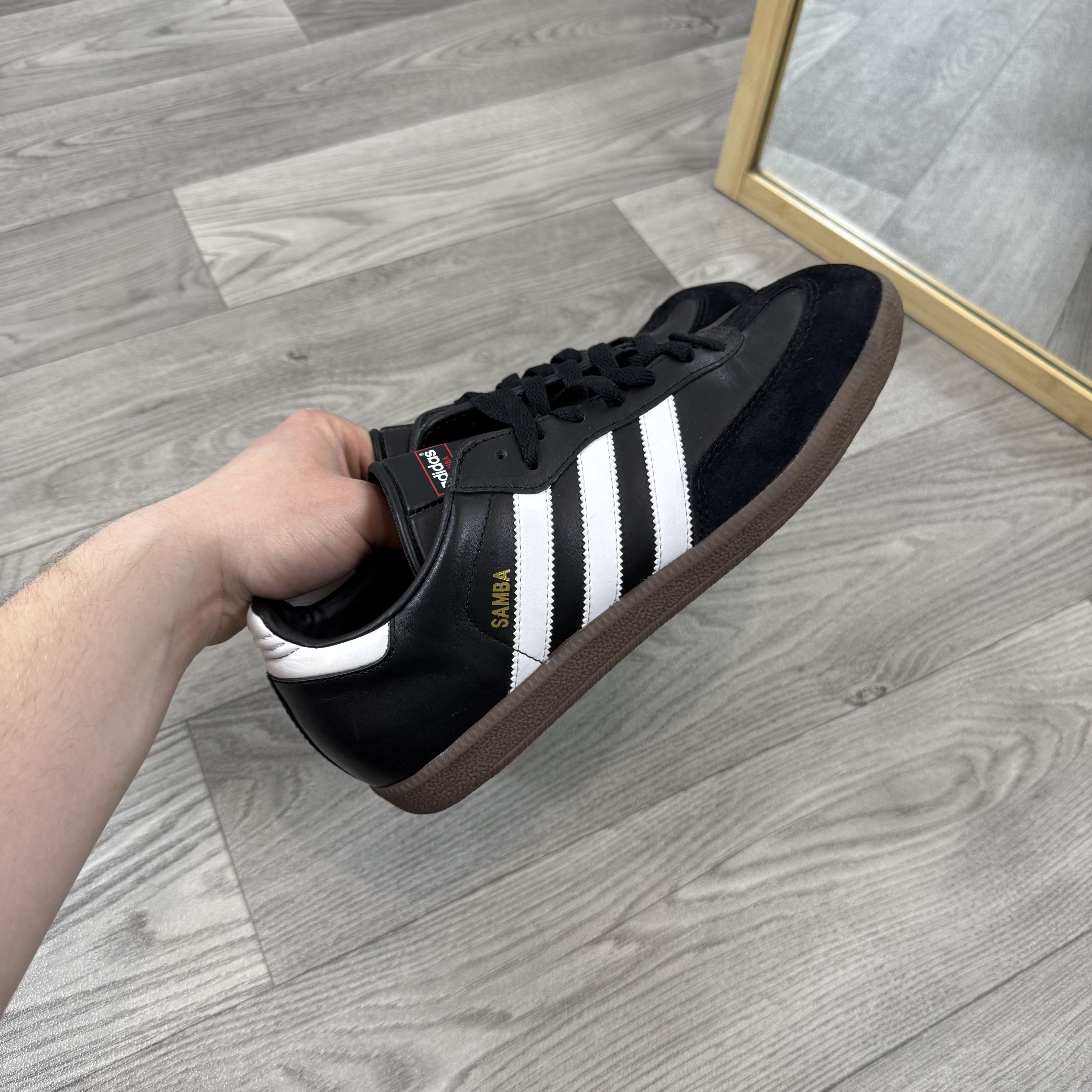 Adidas Adidas Samba 2013 Black Low Top Trainers Sneakers Size US 9 / EU 42 - 10 Thumbnail