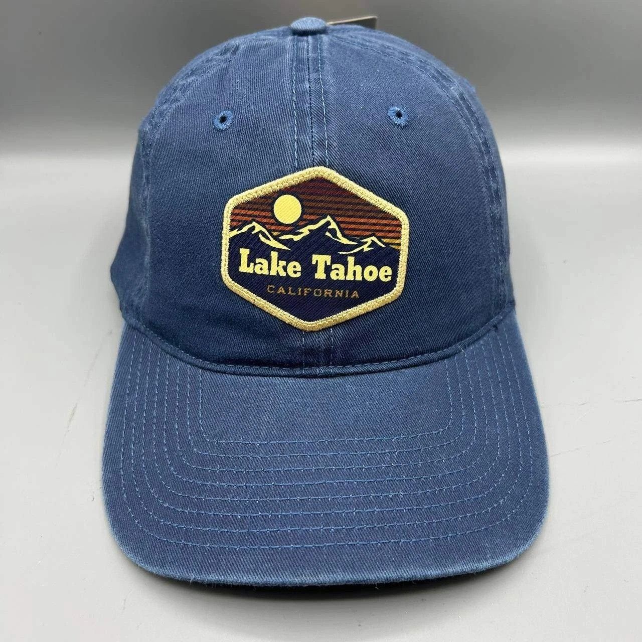 The Game Lake Tahoe Hat Men Blue Embroidered Strap Back Cotton Size ONE SIZE - 1 Thumbnail