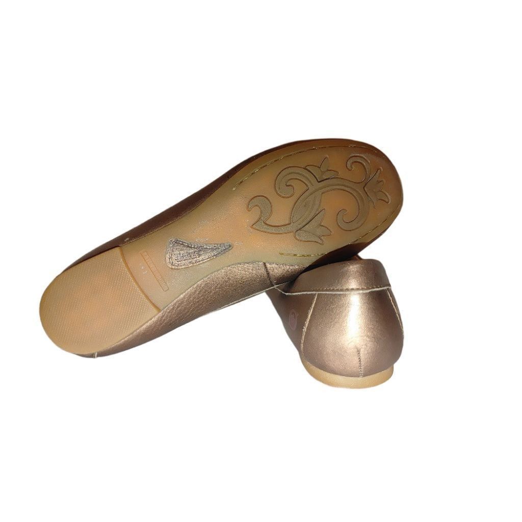 Born Born Louise Metallic Bronze Leather Ballet Flats Size 7.5 Size US 7.5 / IT 37.5 - 7 Thumbnail