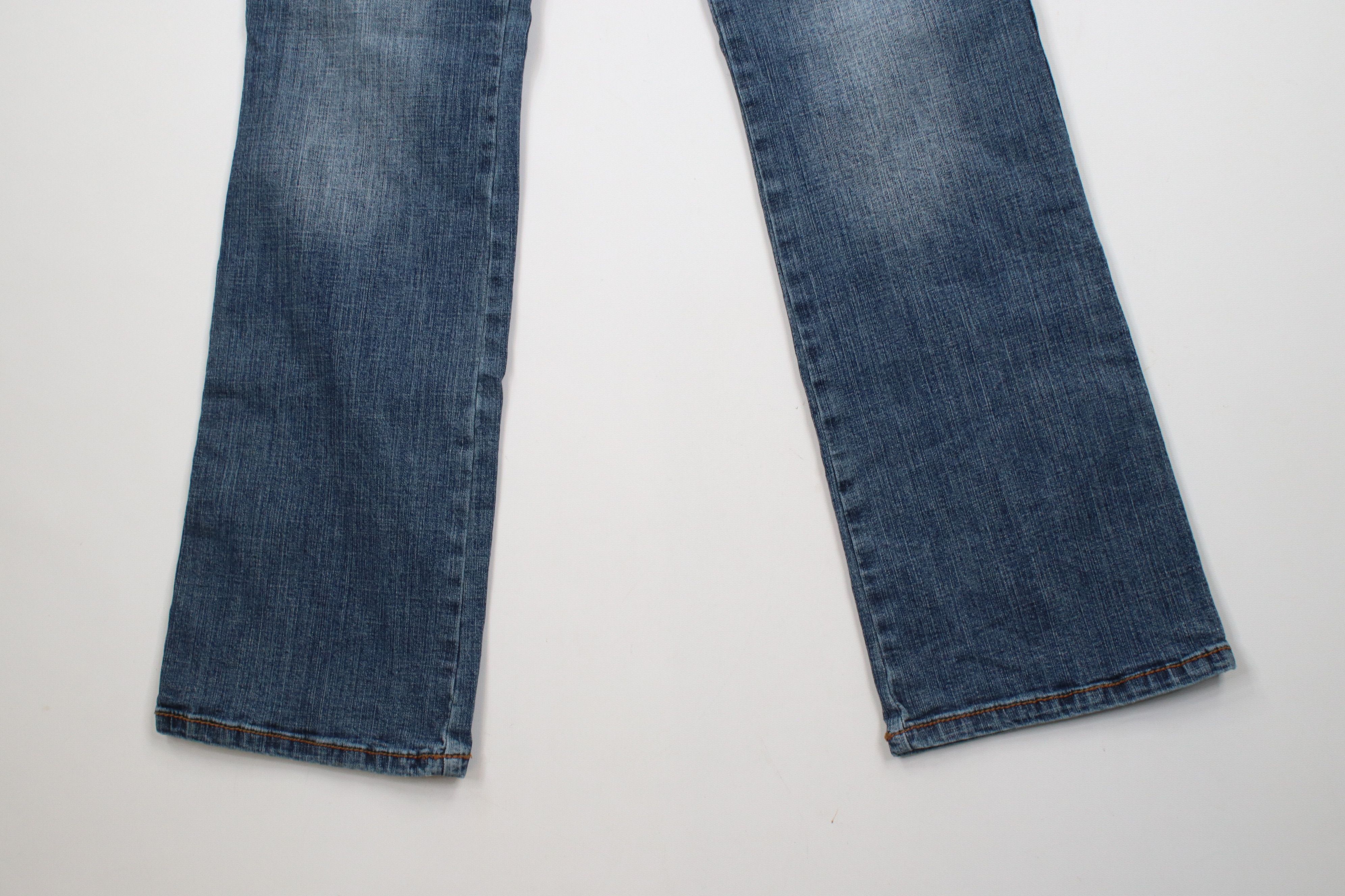 Vintage Vintage Y2K Streetwear Stretch Flared Denim Jeans Blue Size 28" / US 6 / IT 42 - 4 Thumbnail