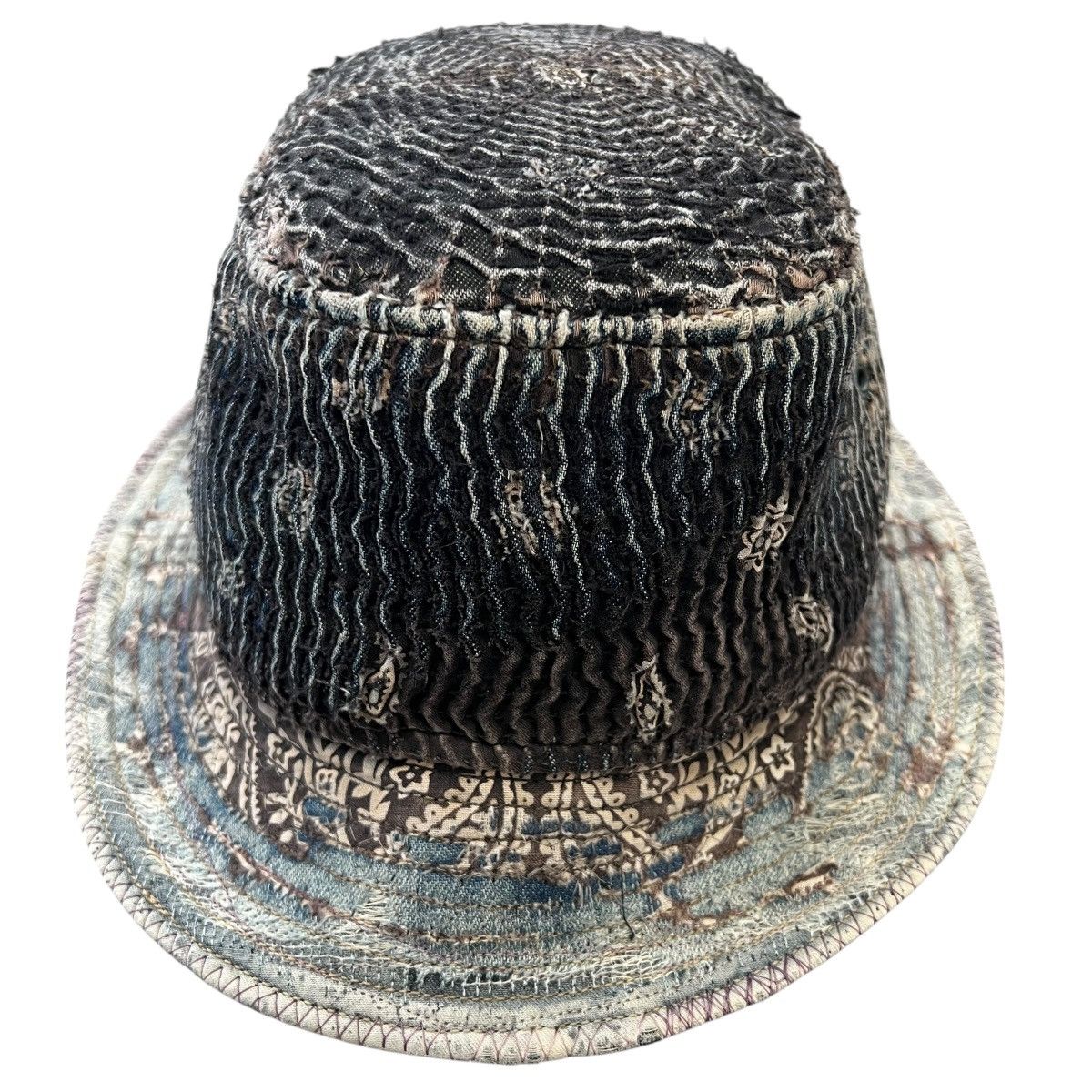 Proleta Re Art PROLETA RE ART 2024FW EXCLUSIVE Handmade BORO Hat Size ONE SIZE - 4 Thumbnail