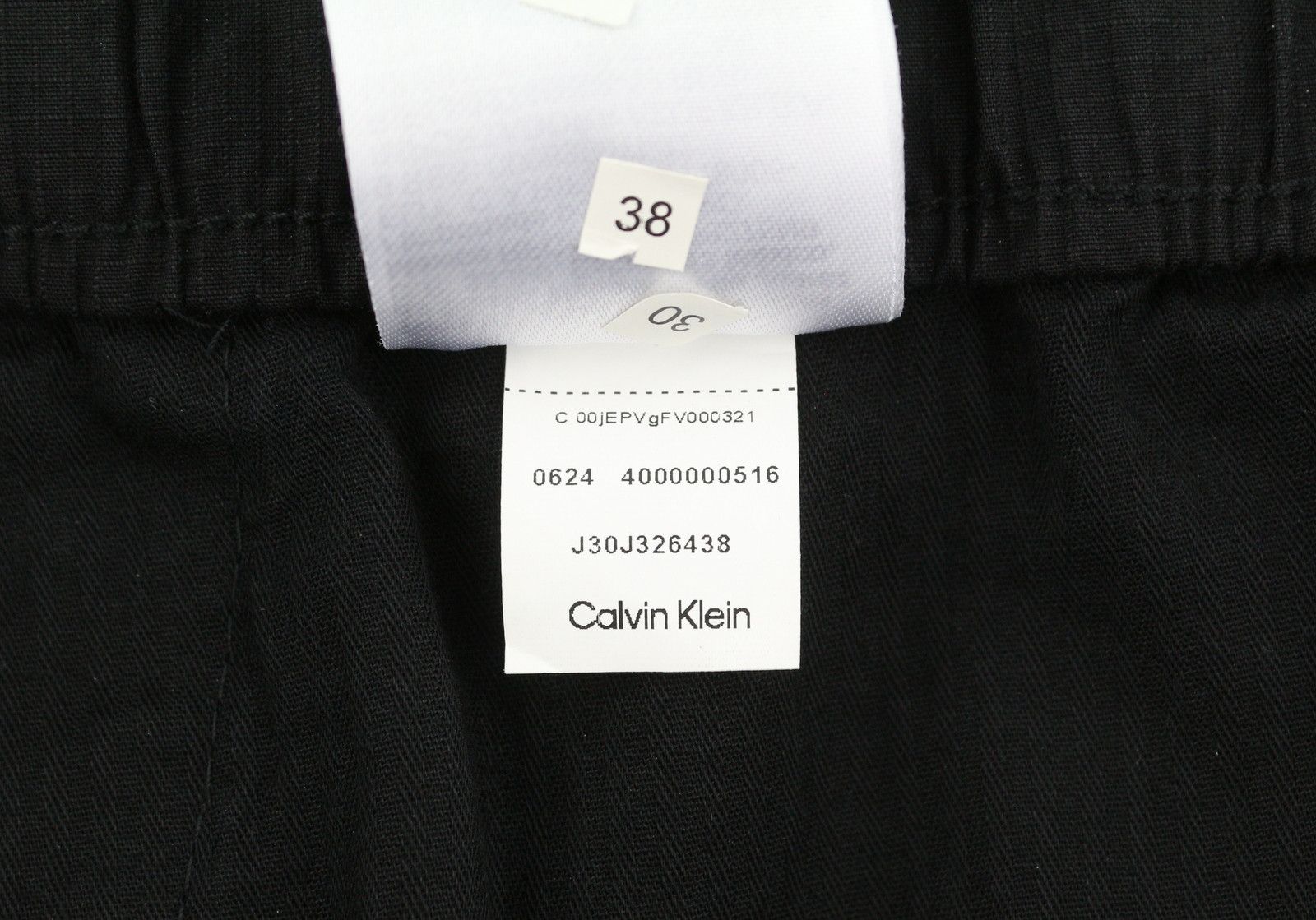 Calvin Klein W32 Black Cargo Elastic Waist Patch Pockets 87455 Size US 32 / EU 48 - 11 Thumbnail
