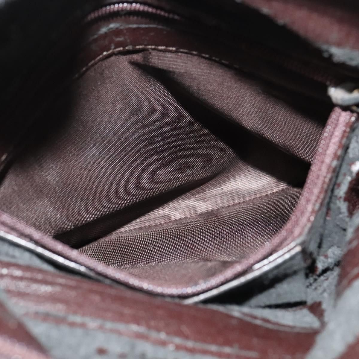Gucci GUCCI Shoulder Bag Leather Brown Silver Size ONE SIZE - 18 Thumbnail