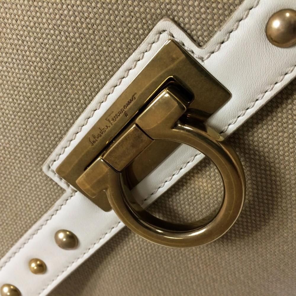 Salvatore Ferragamo Salvatore Ferragamo Sofia Desert Satchel Size ONE SIZE - 5 Thumbnail