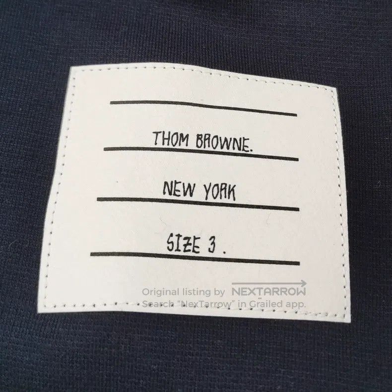 Thom Browne Thom Browne size 3 Cotton logo drawstring shorts Size US 28 / EU 44 - 3 Thumbnail