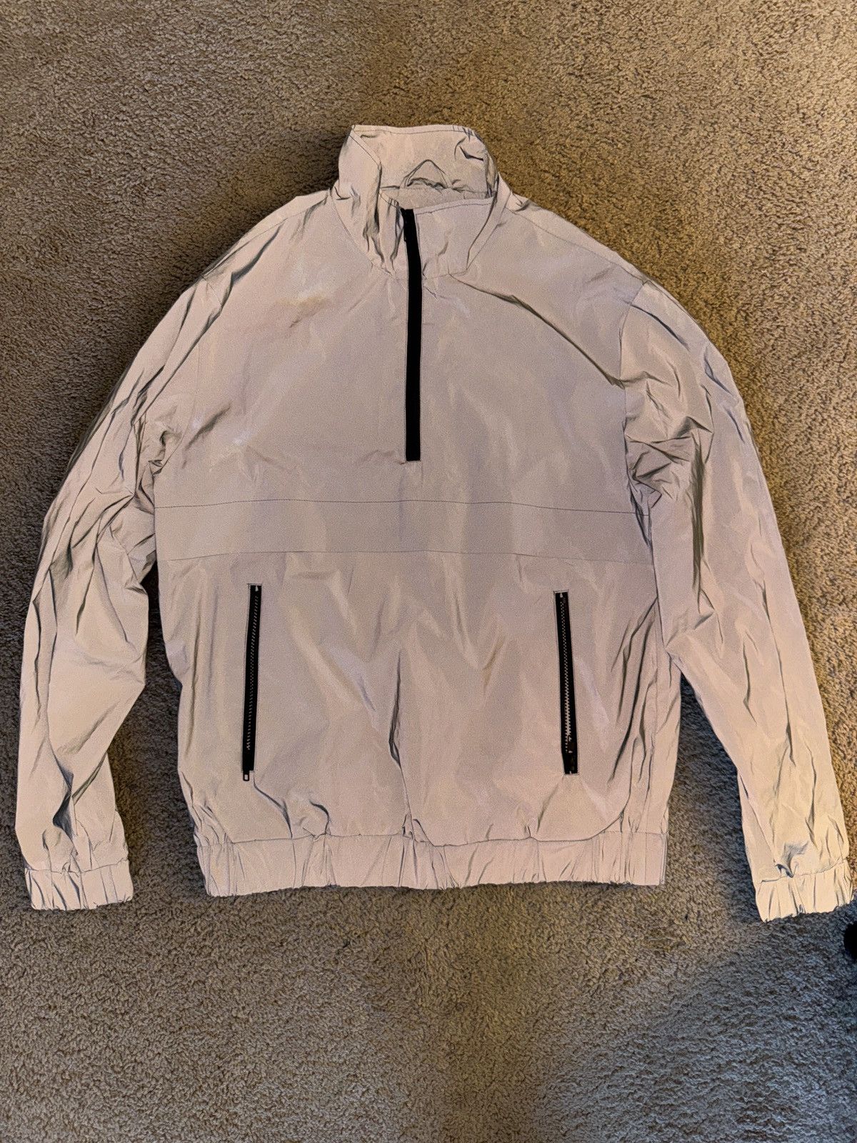 Forever 21 Forever 21 Grey reflective windbreaker Size US L / EU 52-54 / 3 - 2 Thumbnail