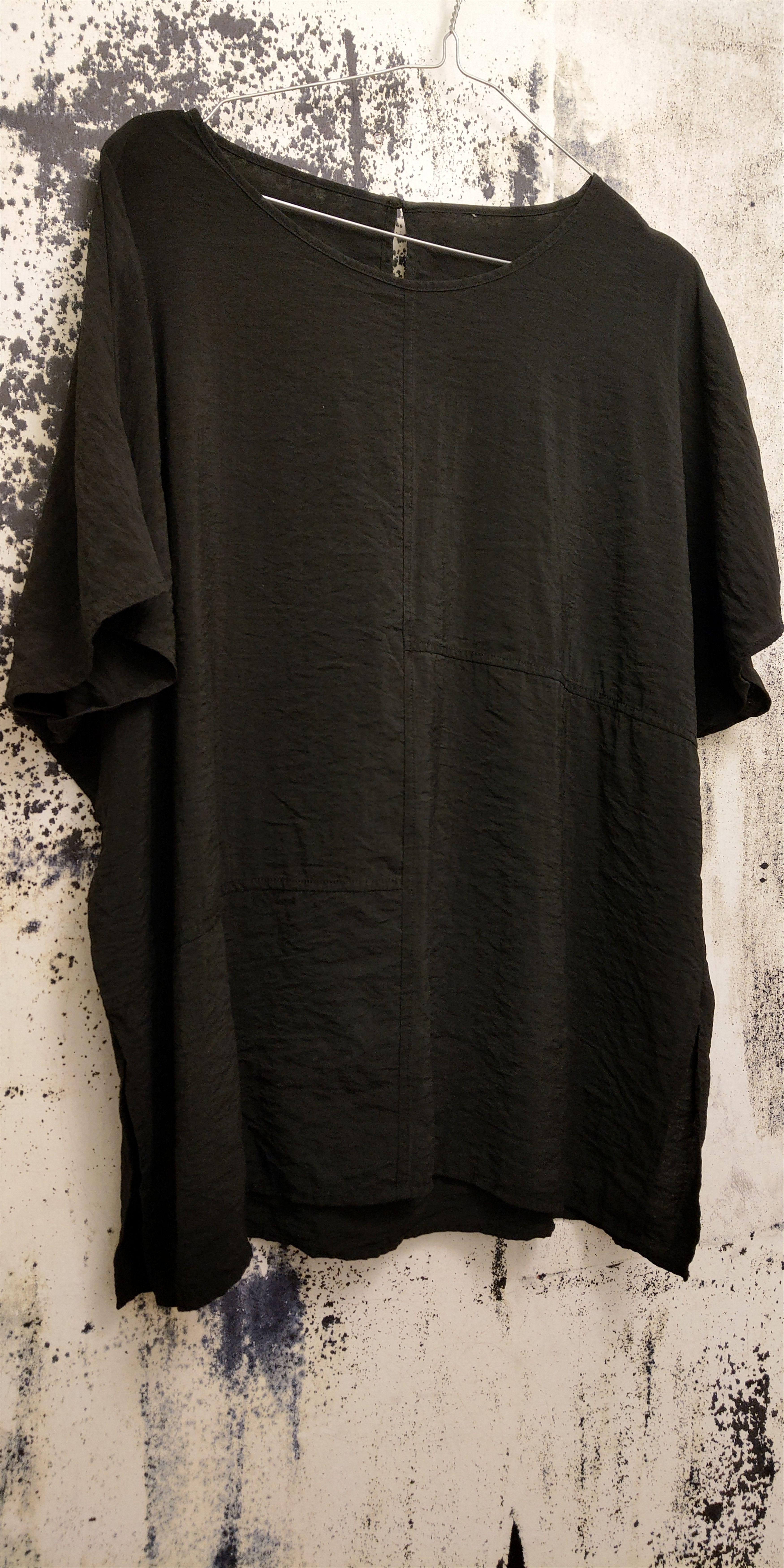 Vintage Vintage Boxy Goth Shirt Noir Darkfashion Alt Minimalist Neo Size US XL / EU 56 / 4 - 12 Thumbnail