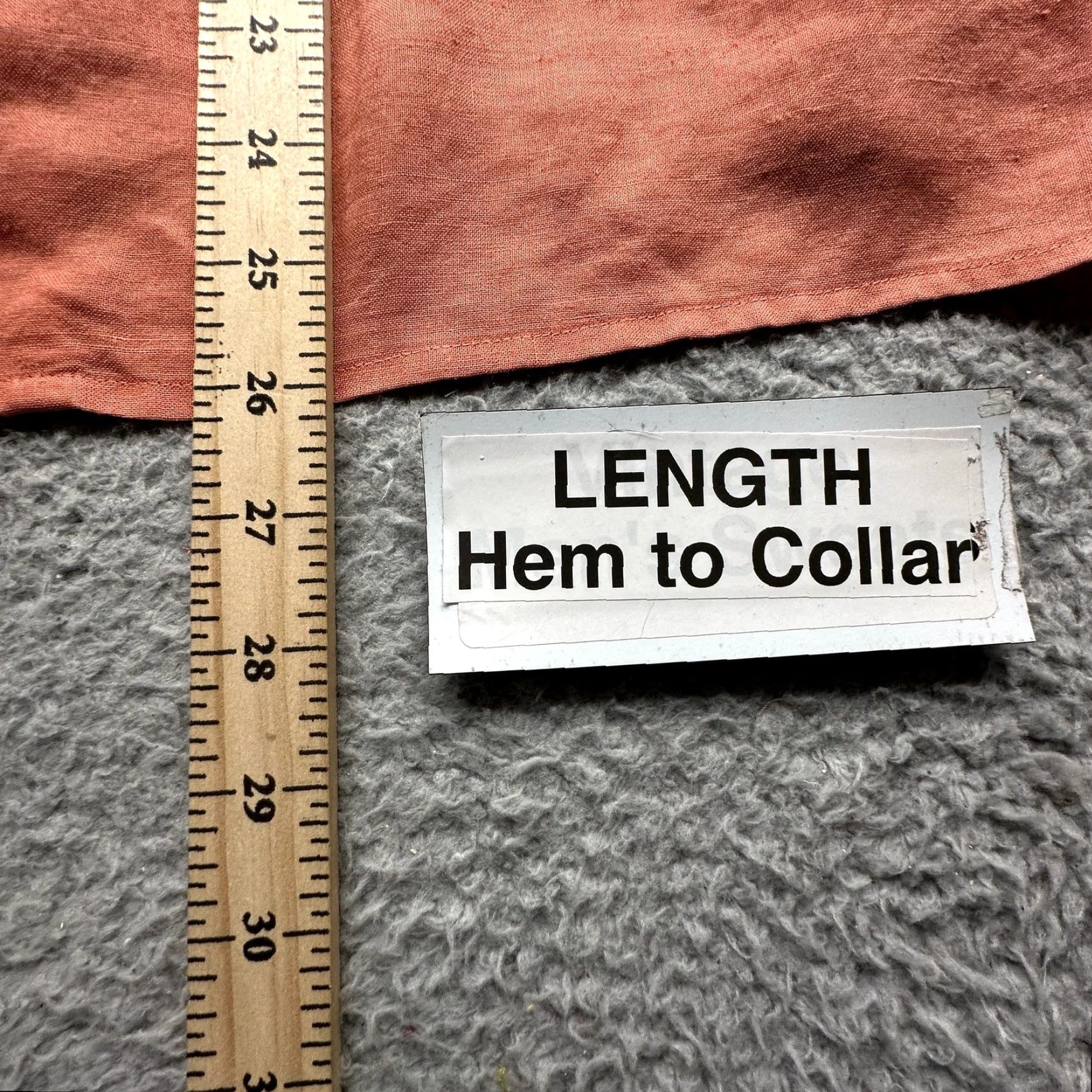 Marc O'Polo VINTAGE Marc O'Polo Shirt Womens Large Orange 100% Linen Button Up Short Sleeve Size L / US 10 / IT 46 - 5 Thumbnail
