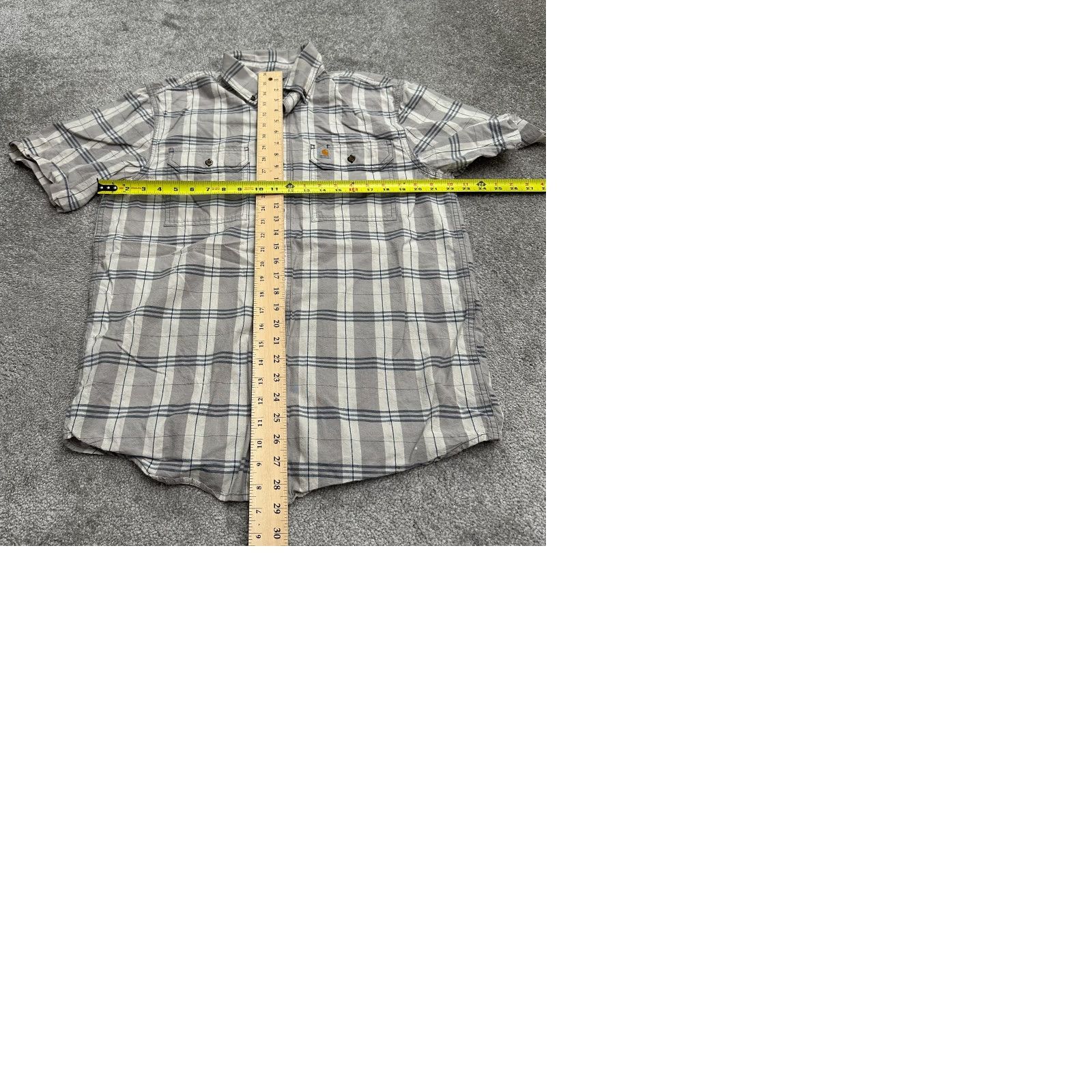 Carhartt Carhartt Original Fit Button Down Shirt Mens Medium Multi Plaid Short Sleeve Top Size US M / EU 48-50 / 2 - 9 Thumbnail