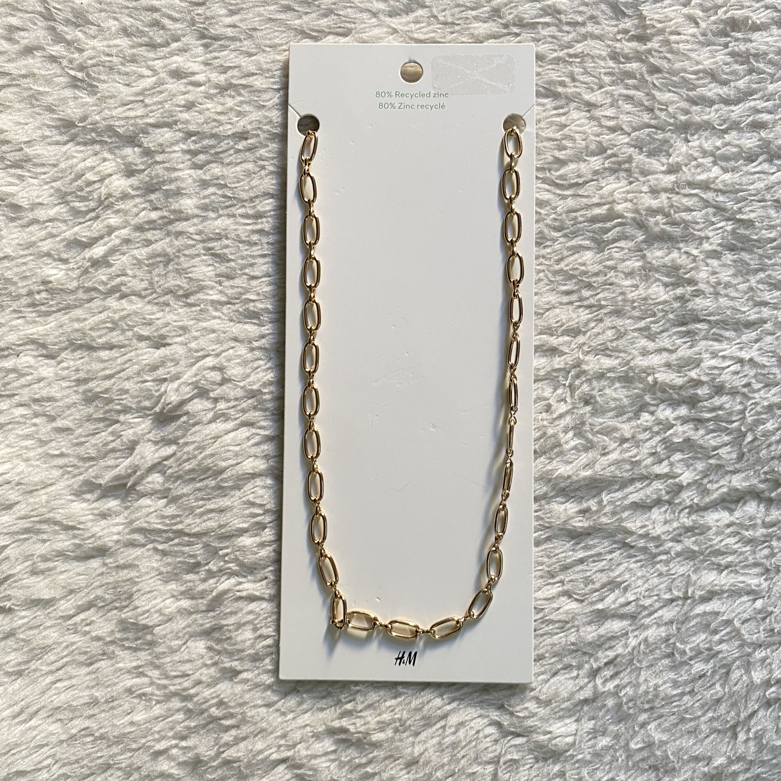 H&M H&M Gold Paperclip Chain Necklace Size ONE SIZE - 7 Thumbnail