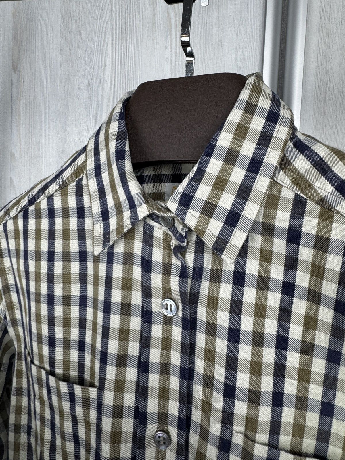 Aquascutum Aquascutum vintage nova check button up ls shirt size 36 91 Size S / US 4 / IT 40 - 5 Thumbnail