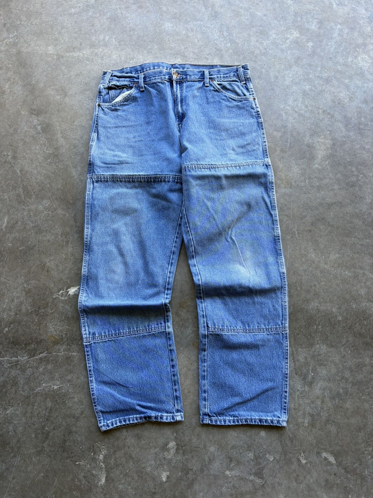 Dickies × Supreme Supreme Dickies Double Knee Baggy Jean | Grailed