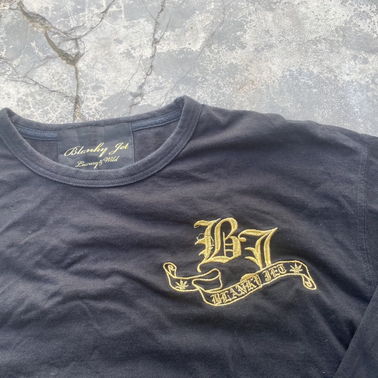 Japanese Brand Blanky Jet Glitter Gold Skull tee Size US XXL / EU 58 / 5 - 4 Thumbnail