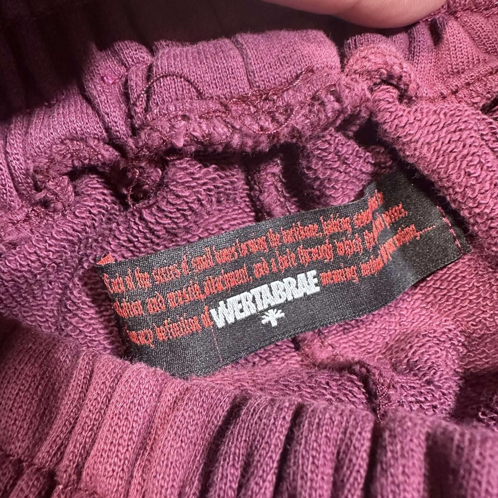 Vertabrae Vertabrae Burgundy Yellow Sweatpants L Used Size US 34 / EU 50 - 3 Thumbnail