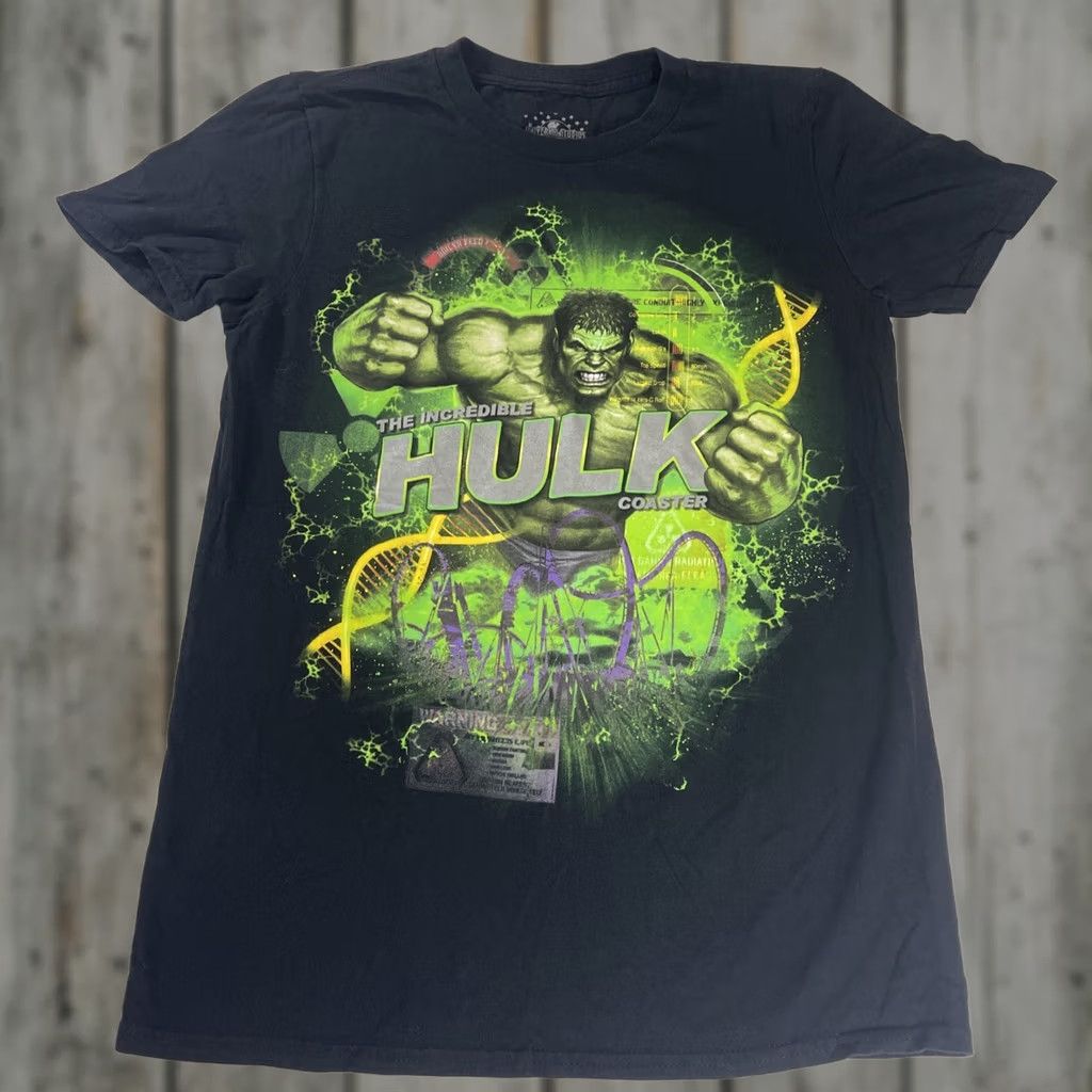 Vintage VINTAGE The Incredible Hulk S T-Shirt Marvel University Graphic Print Shirt Teens S Black Mens Size US S / EU 44-46 / 1 - 1 Thumbnail