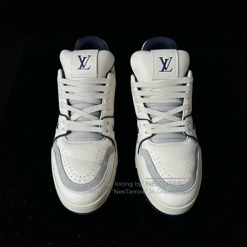Louis Vuitton Louis Vuitton White and blue board shoes Size US 9 / EU 42 - 2 Thumbnail