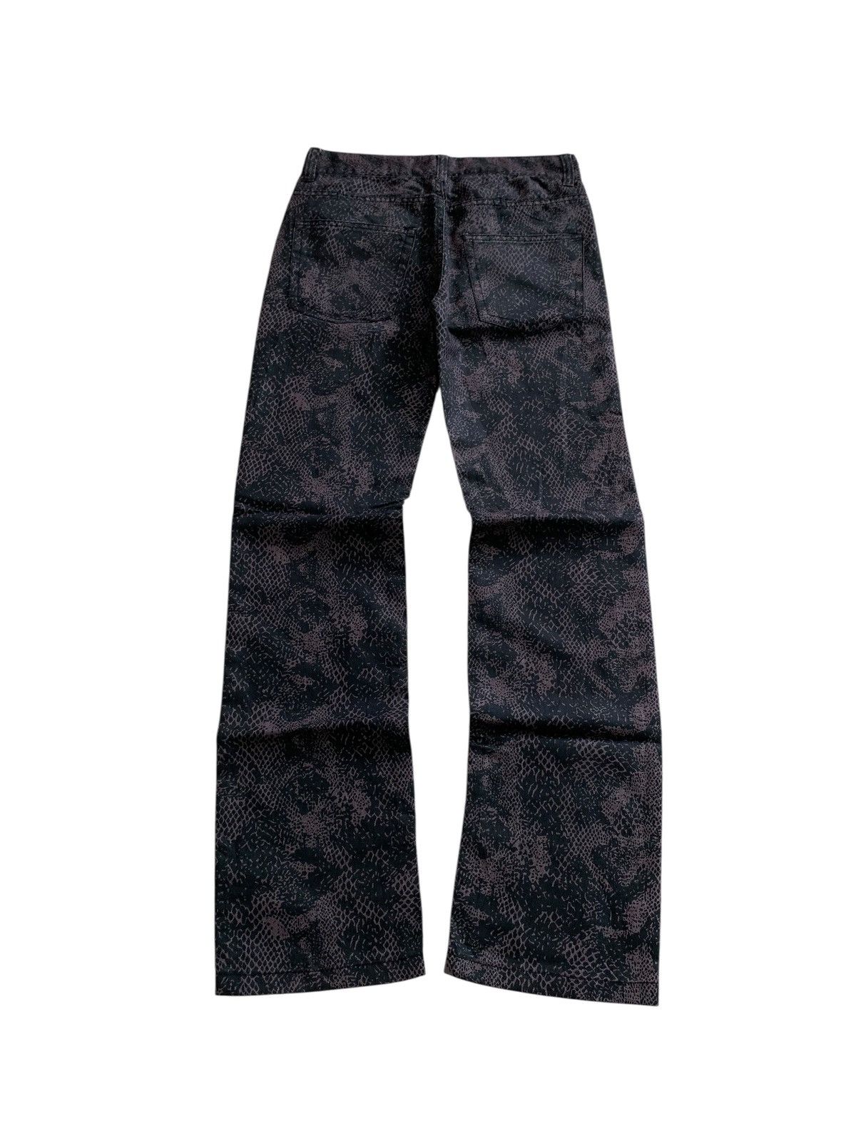 Japanese Brand Last📦 Lowbox Japan Snake Skin Bootcut Denim Size US 28 / EU 44 - 8 Thumbnail
