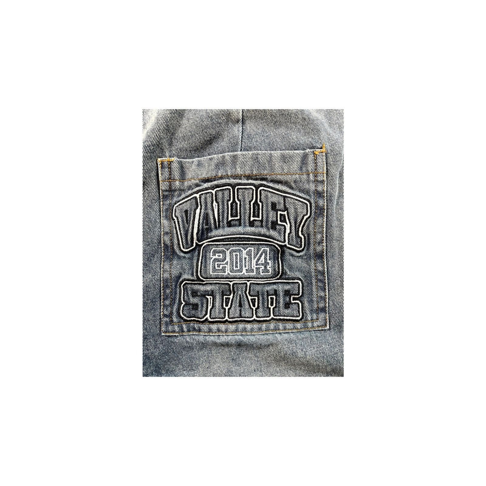 Vale Vale Stripe Dark Wash & Cream Jeans Size US 36 / EU 52 - 3 Thumbnail