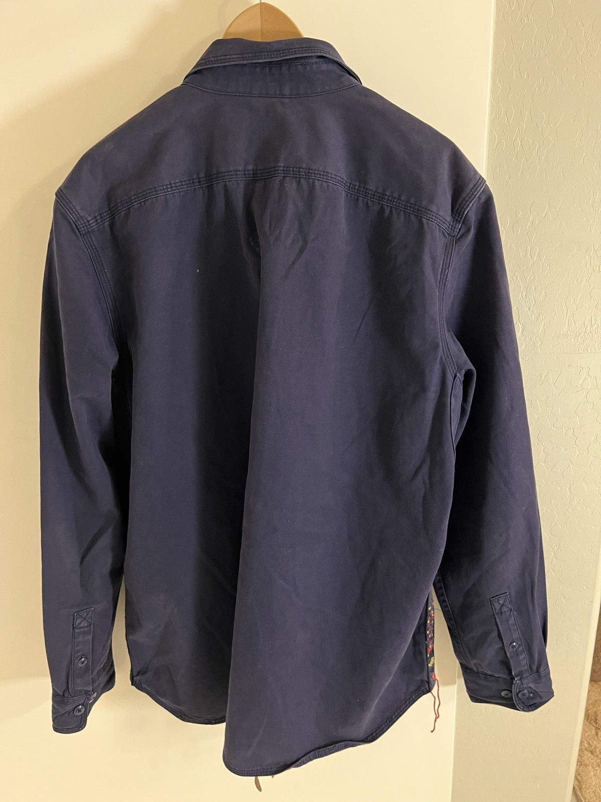 Koto Koto Navy Zip Work Jacket – Minimal Utility Style – Size L Size US XL / EU 56 / 4 - 3 Thumbnail