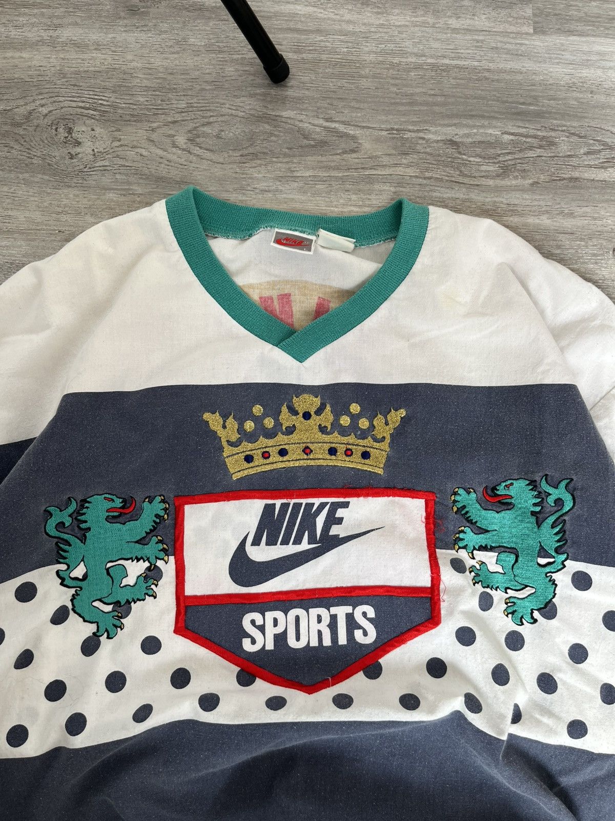 Nike × Vintage vintage 80’ crewneck sweatshirt nike sports Size US L / EU 52-54 / 3 - 3 Thumbnail
