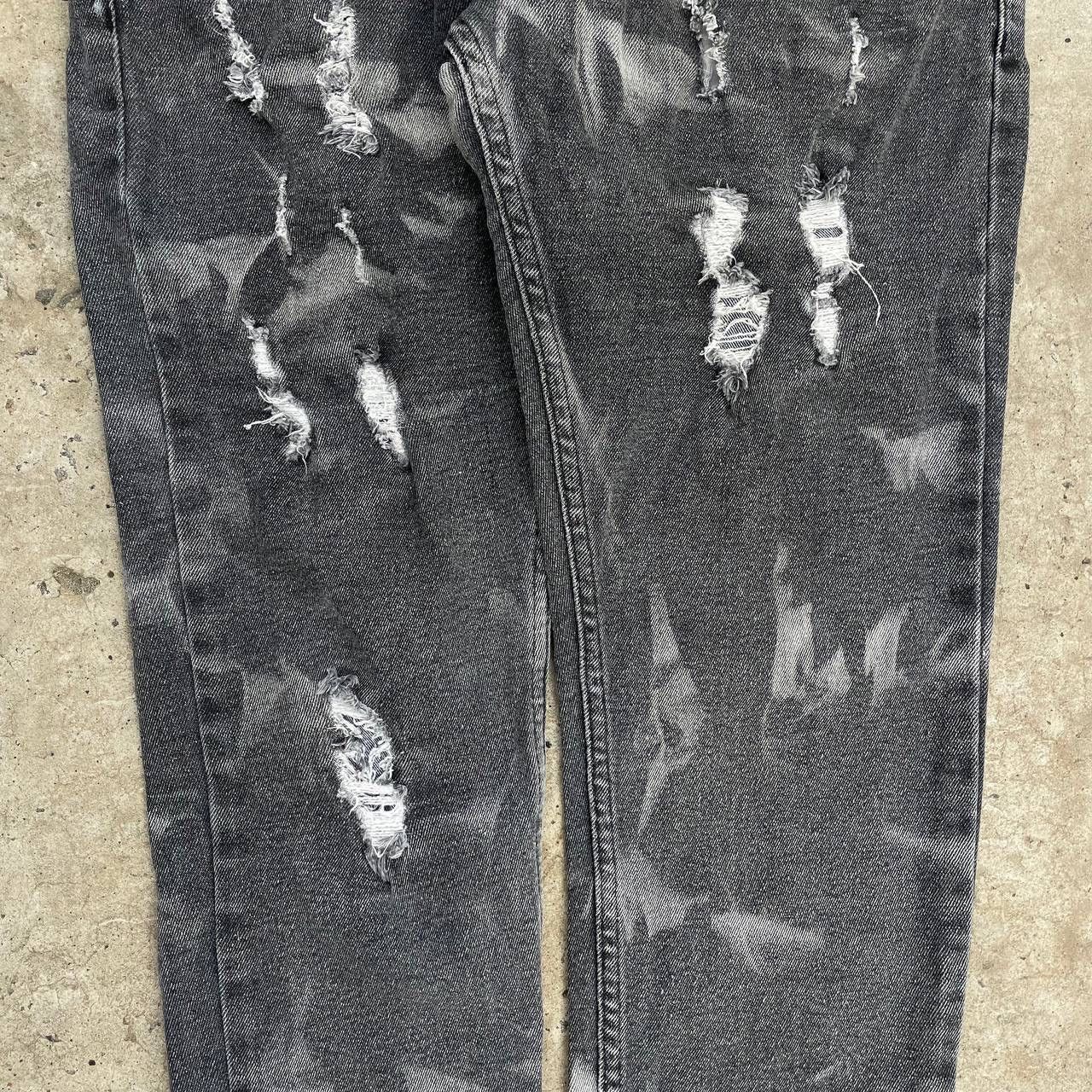 Jean Vintage Japanese Style Man’s Skinny Jeans MontFleuri Y2K Size US 29 - 8 Thumbnail
